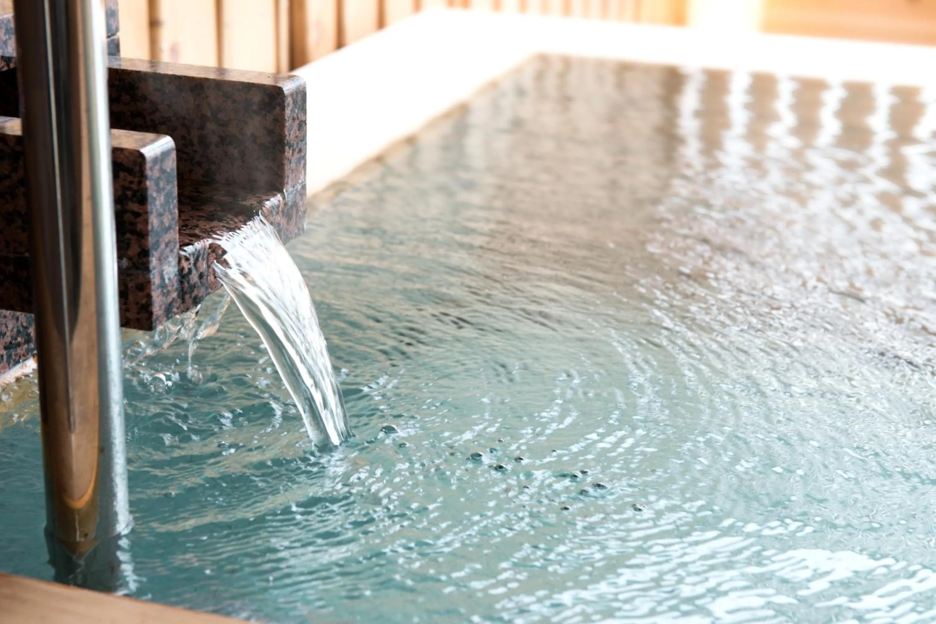 Hot Spring Bath in Umiusagi