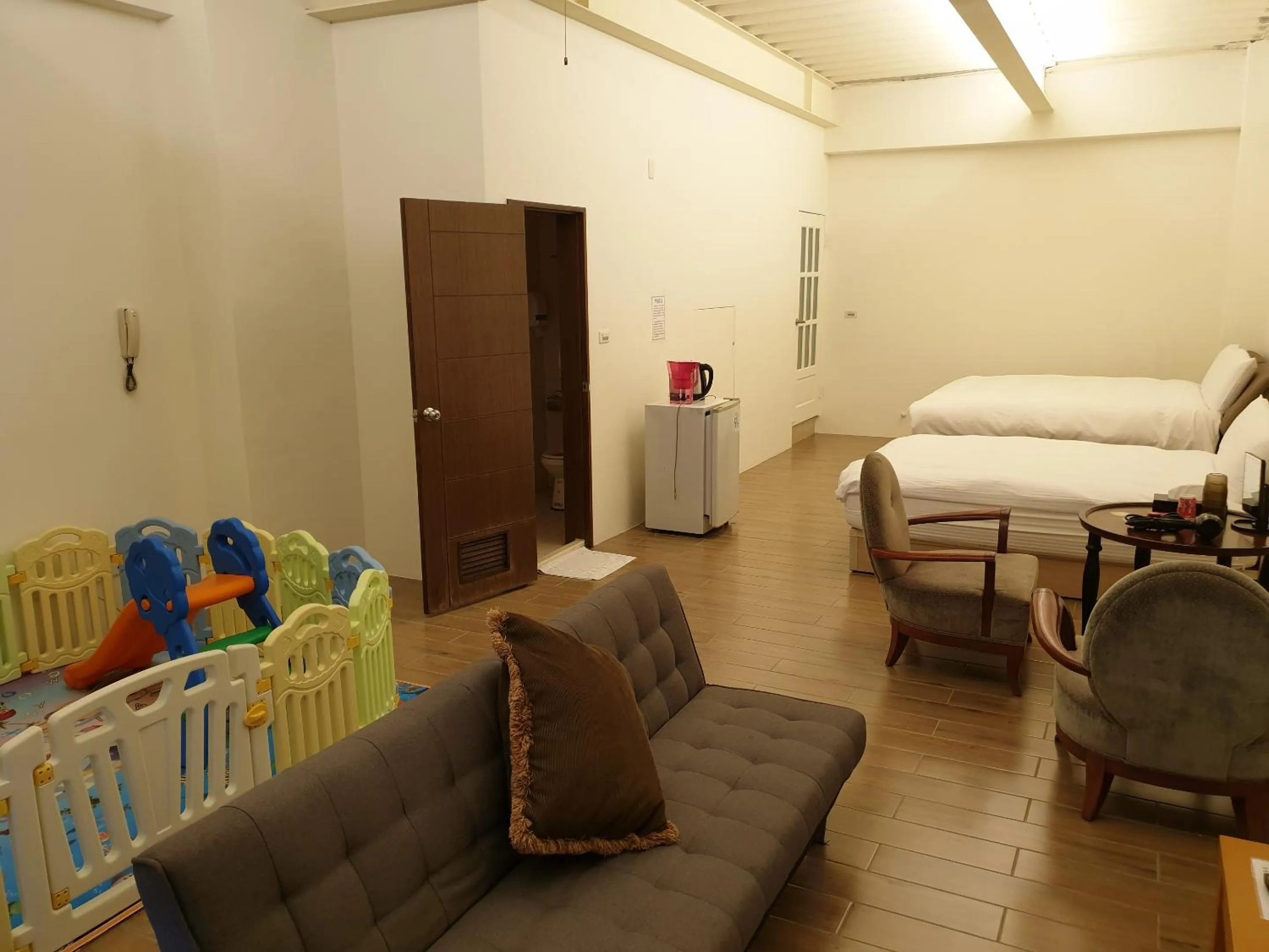 Bed in Sanyi Happiness B&B