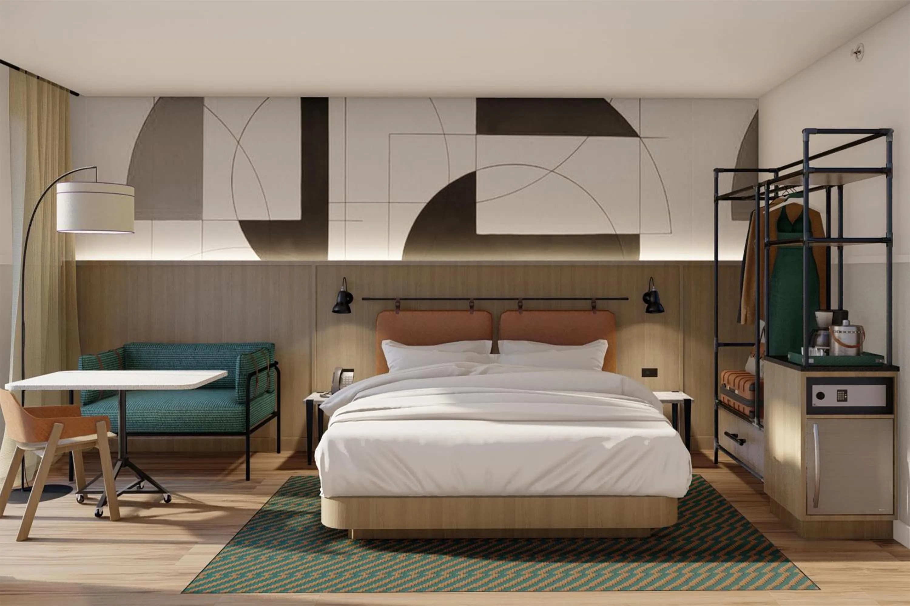 Bedroom, Bed in Caption By Hyatt Chattanooga Downtown
