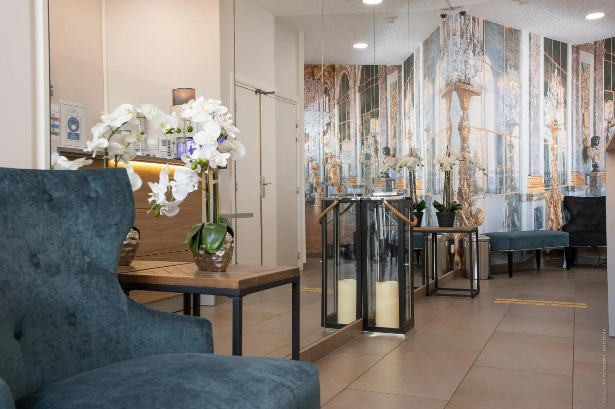 Lobby or reception in Hôtel Versailles Chantiers