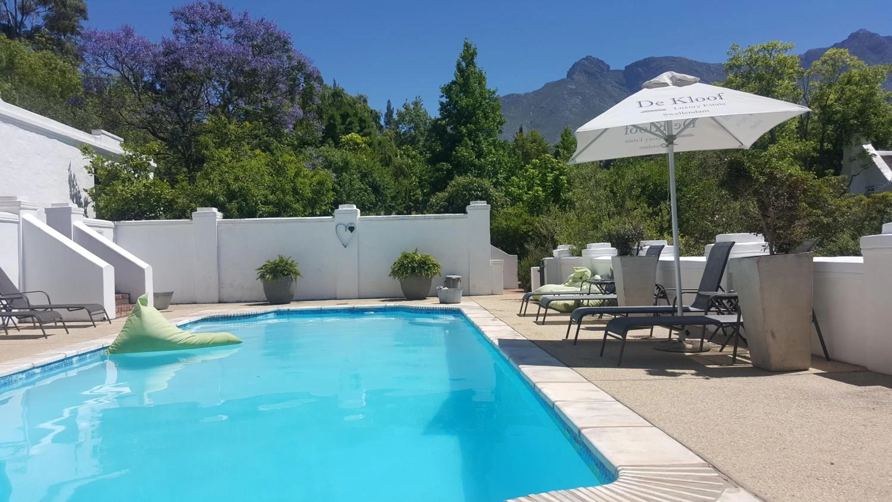 Swimming pool in De Kloof Heritage Estate and Wellness