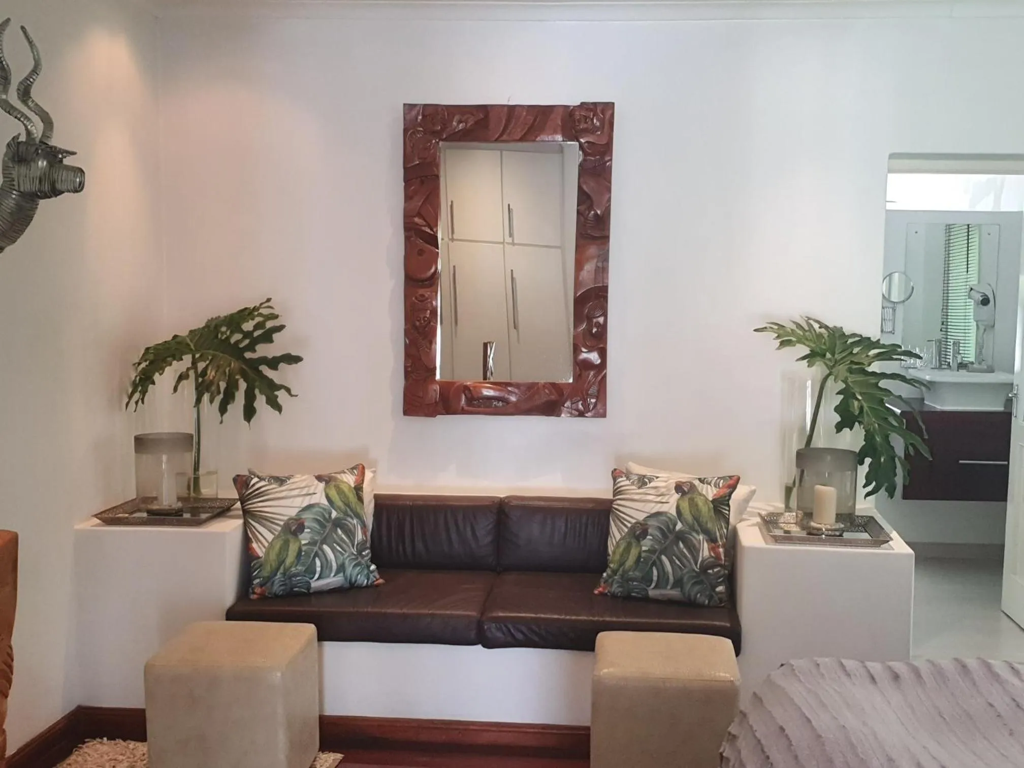 Seating area in De Kloof Heritage Estate and Wellness