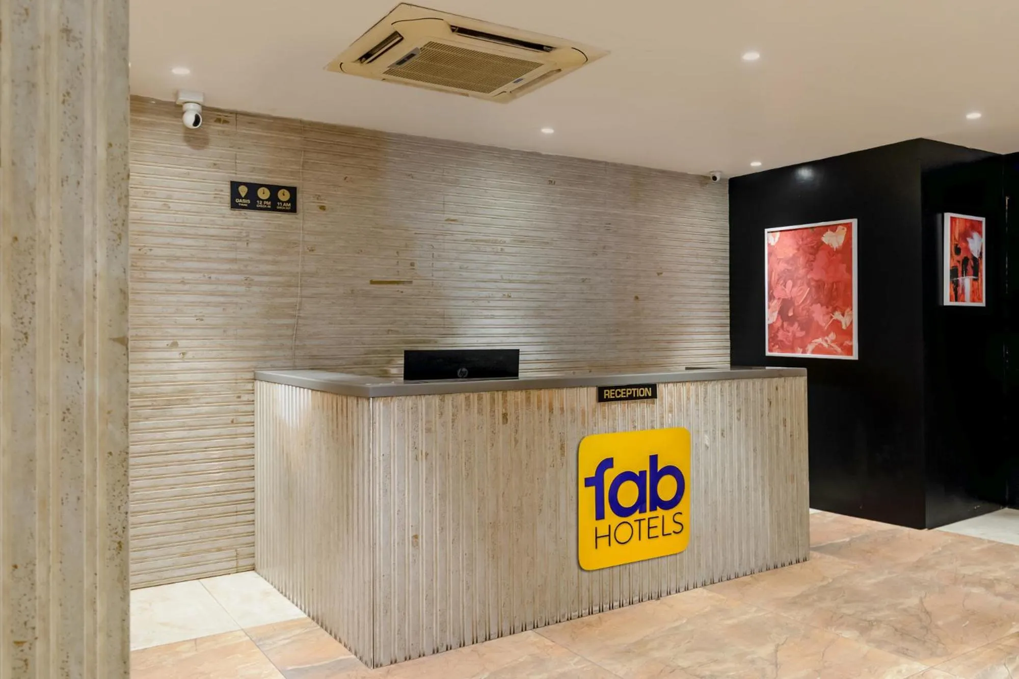 Lobby or reception in FabHotel Prime The Oasis