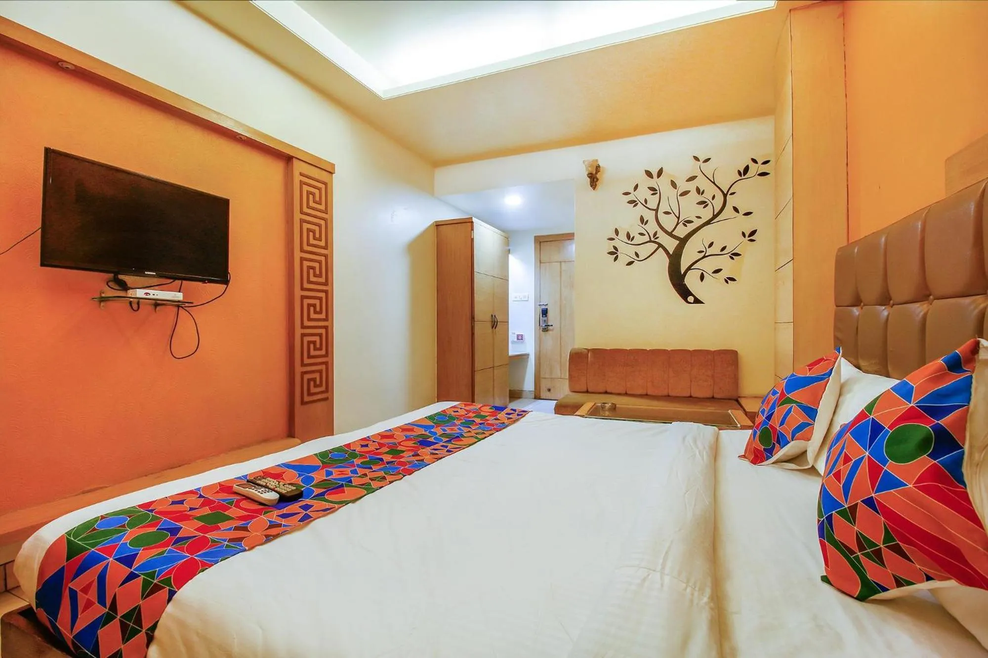 Bed in FabHotel The Oasis - Maharana Praatap Nagar