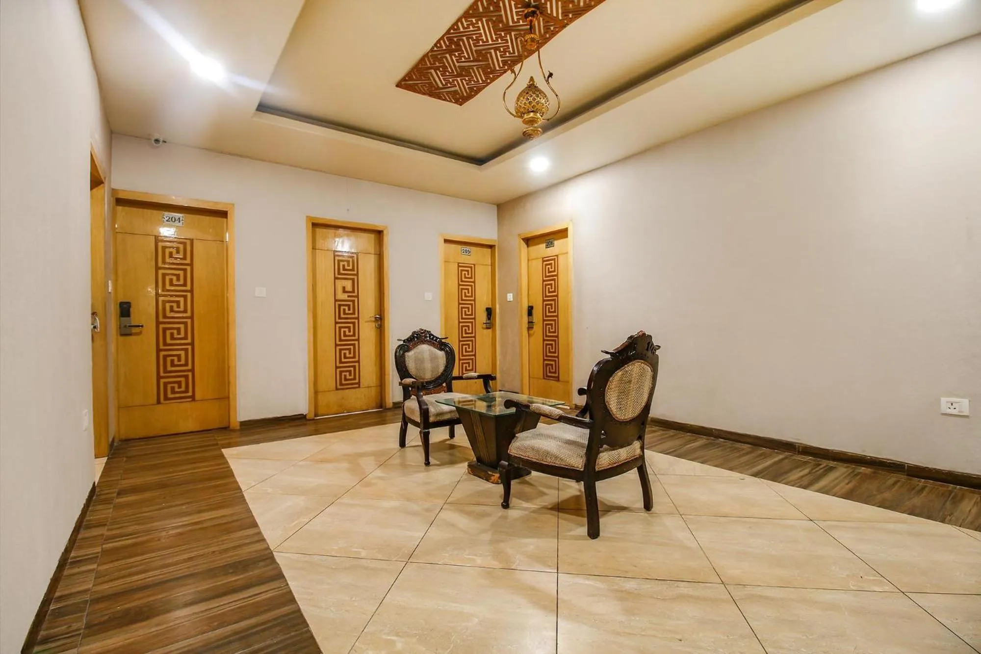 Seating area in FabHotel The Oasis - Maharana Praatap Nagar