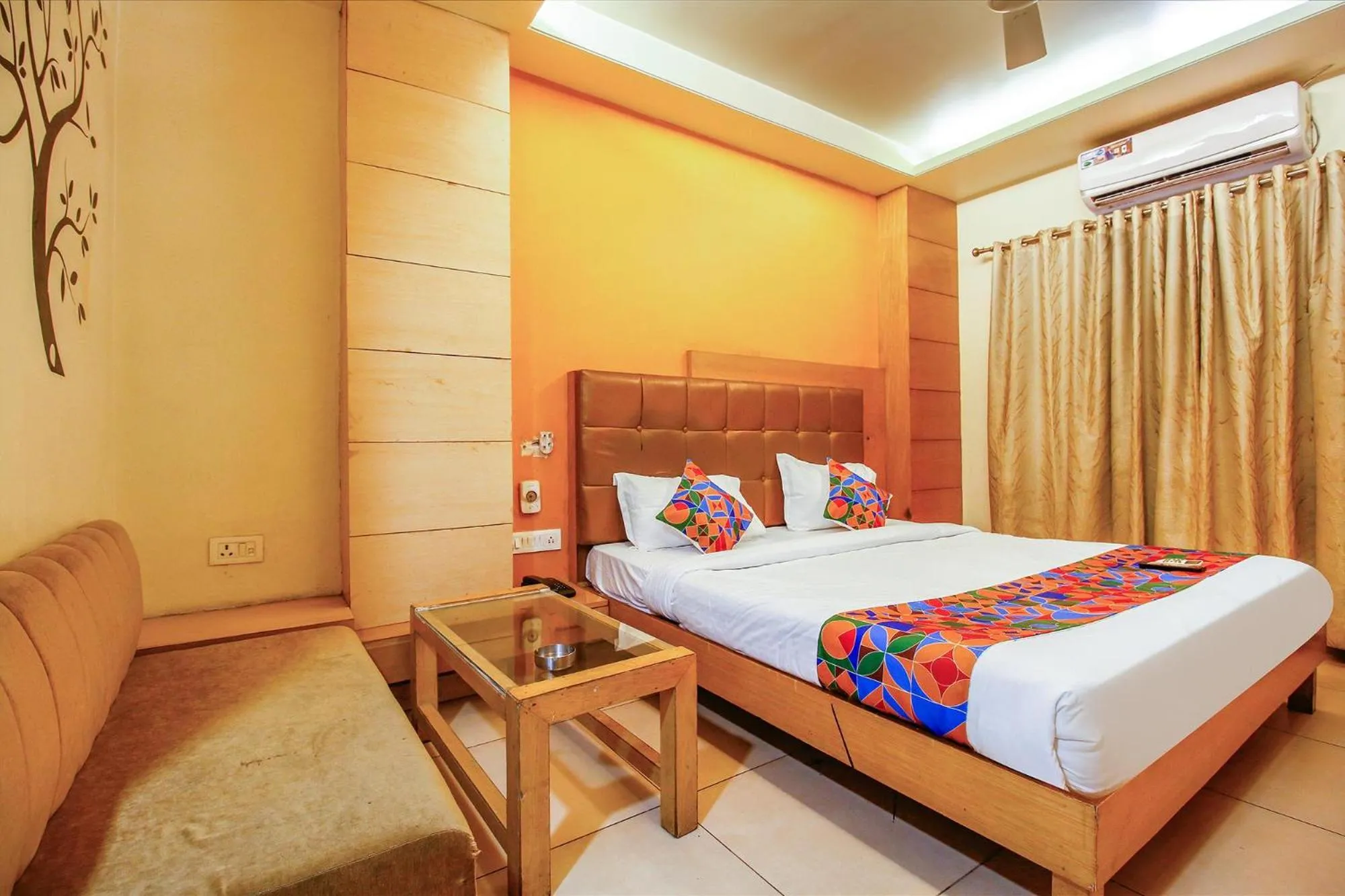 Bed in FabHotel The Oasis - Maharana Praatap Nagar