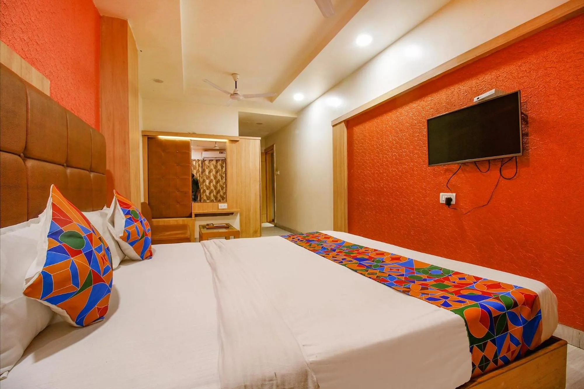 Bed in FabHotel The Oasis - Maharana Praatap Nagar