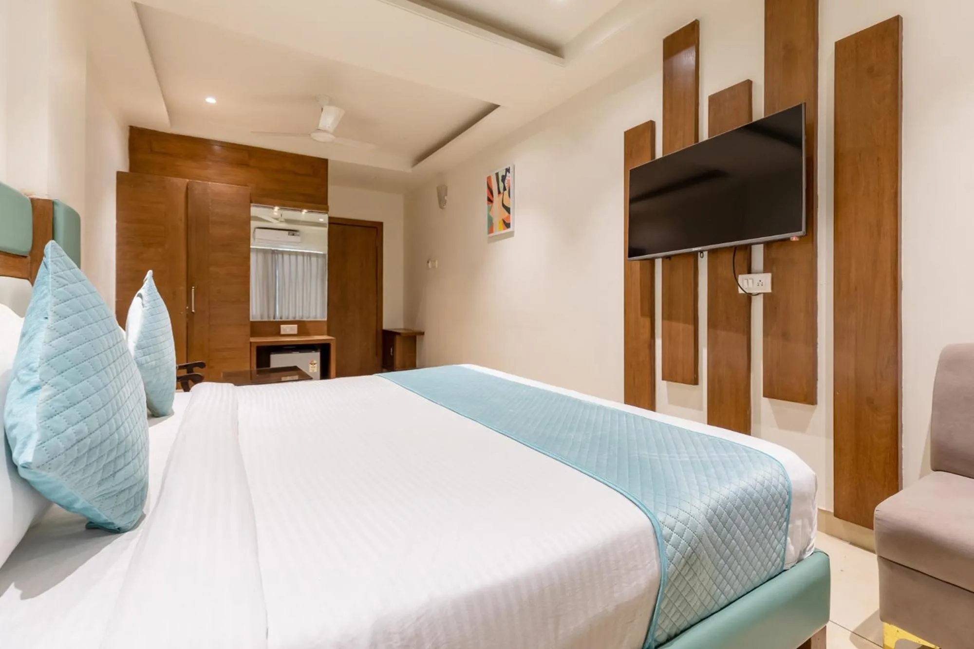 Bed in FabHotel Prime The Oasis