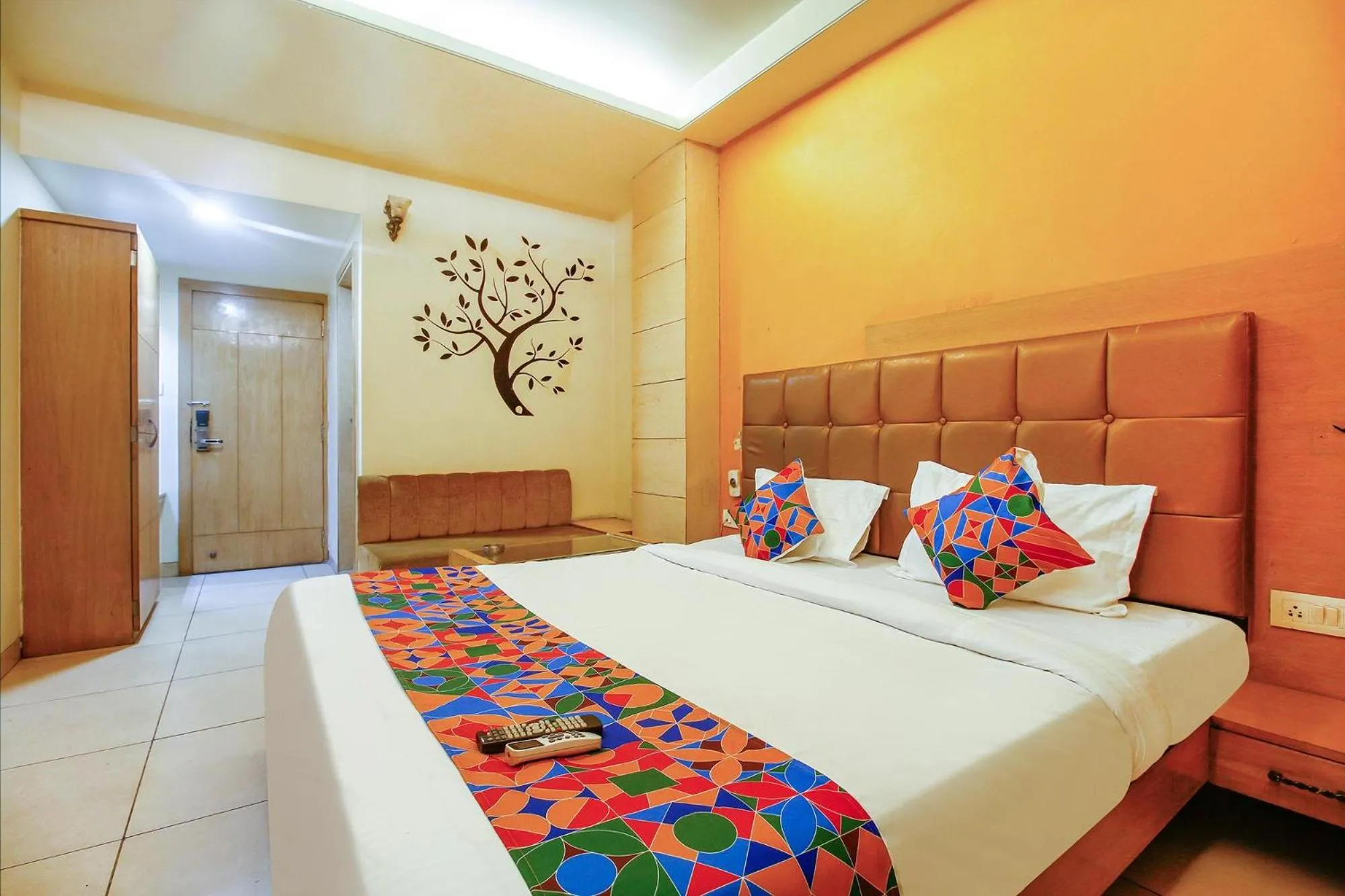 Bed in FabHotel The Oasis - Maharana Praatap Nagar