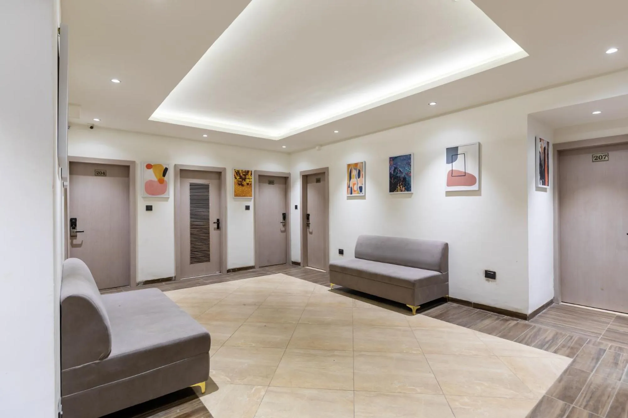 Bed in FabHotel The Oasis