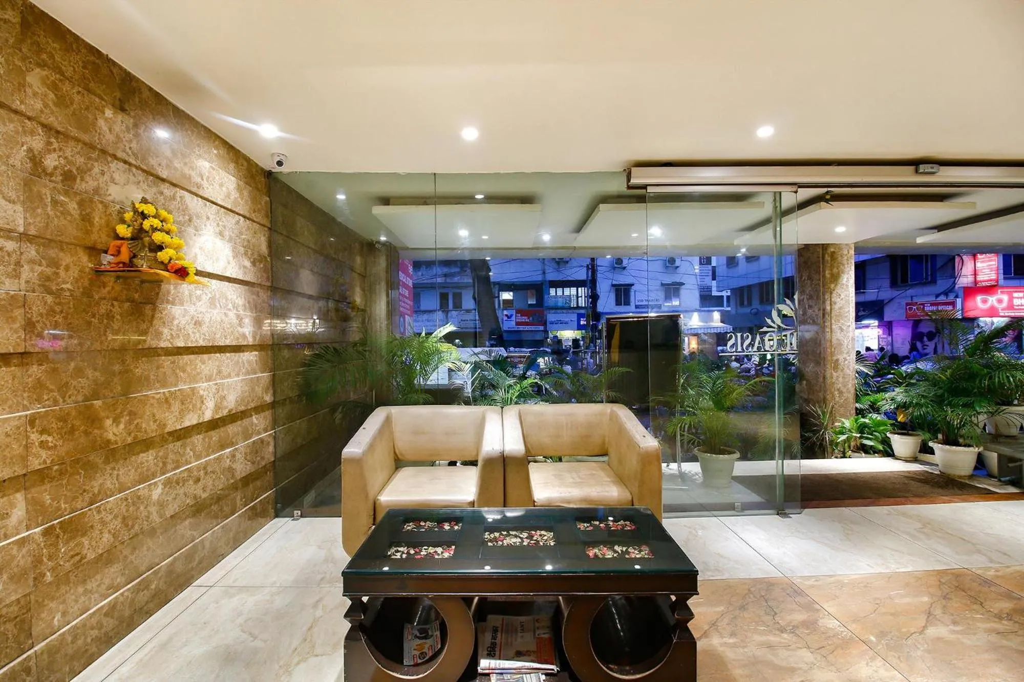 Seating area in FabHotel The Oasis - Maharana Praatap Nagar