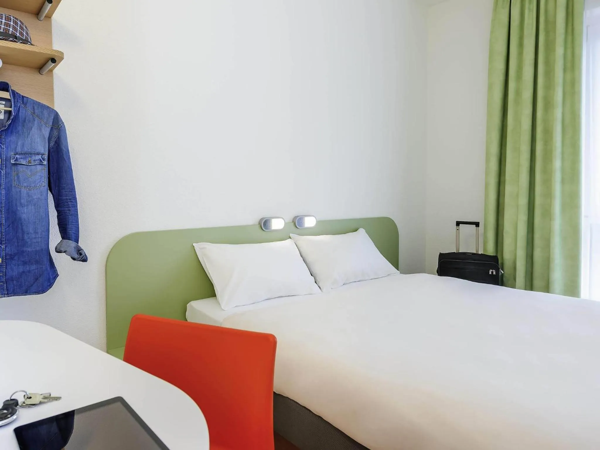 Bedroom, Bed in Ibis Budget Bamberg