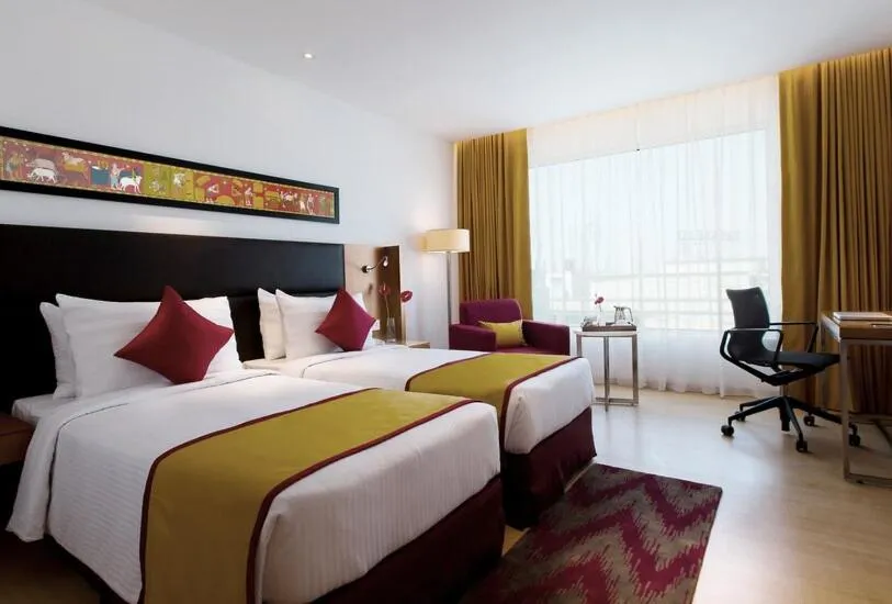 Bed in Mercure Hyderabad KCP Banjara Hills, An Accor Hotel