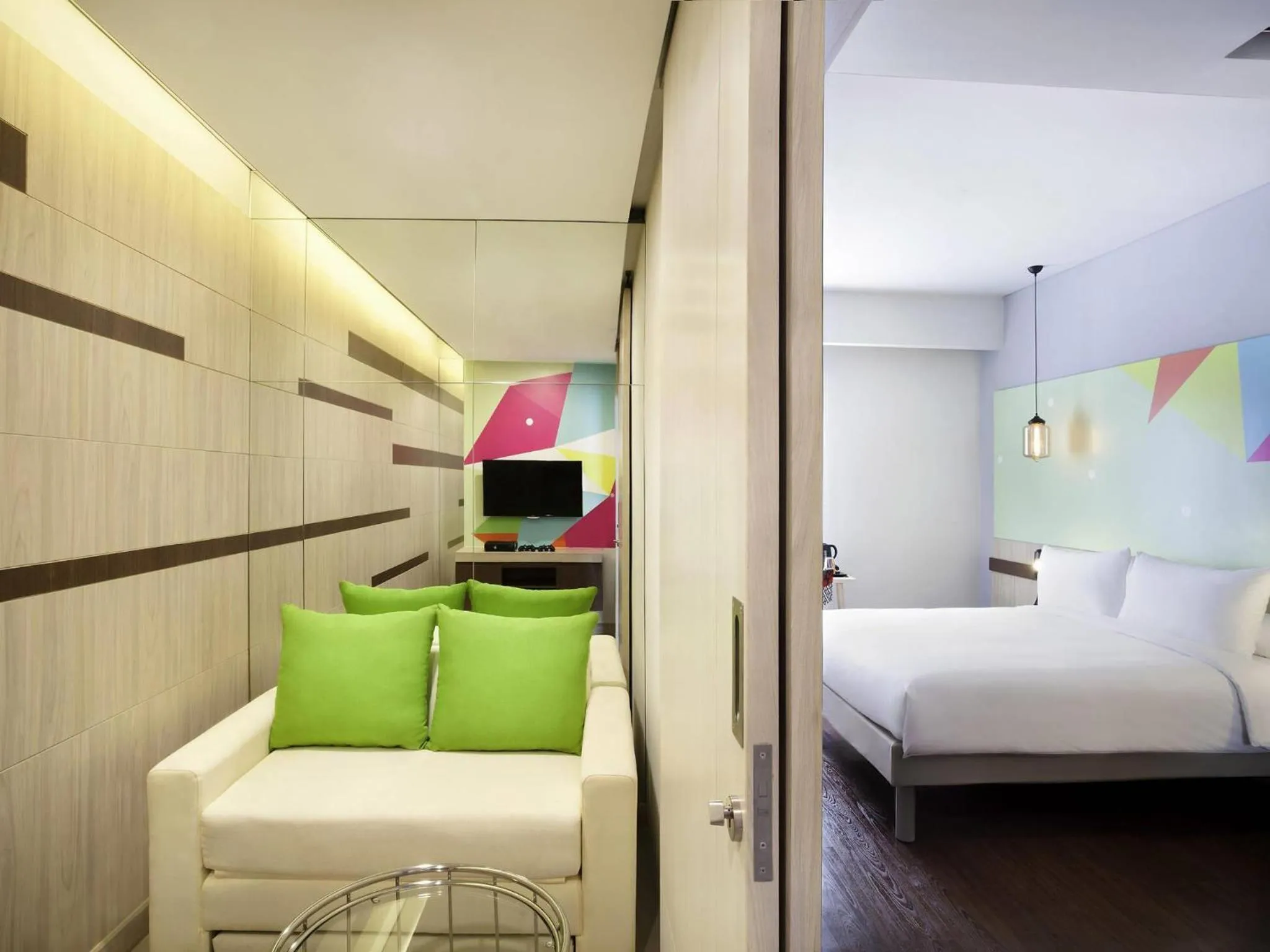 Bedroom, Bed in Ibis Styles Jakarta Sunter