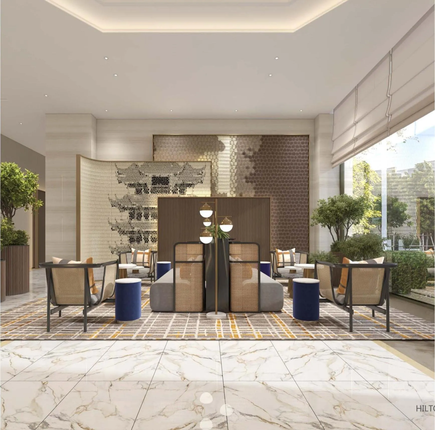 Communal lounge/ TV room, Lobby/Reception in Mercure Wuhan Changqing Park