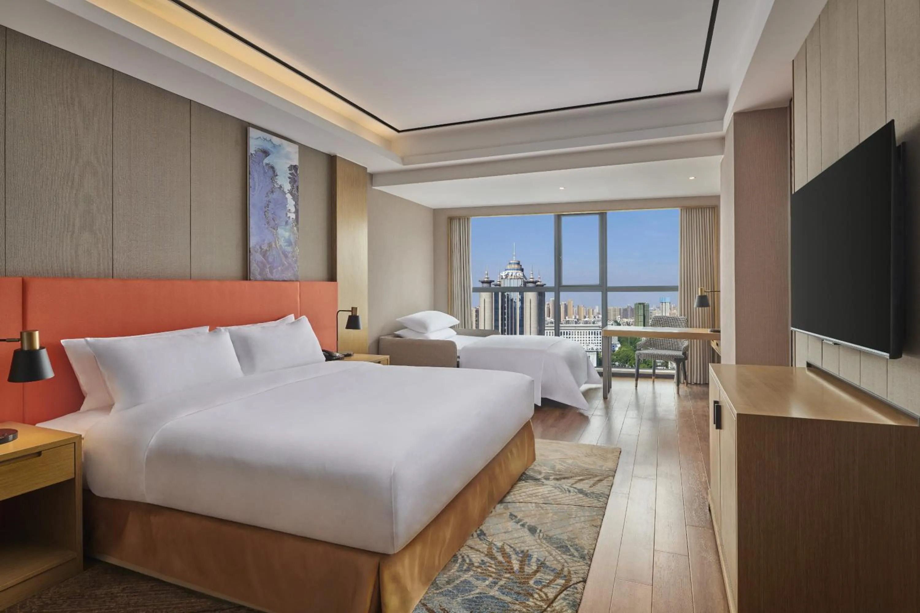 Photo of the whole room, Bed in Mercure Wuhan Changqing Park