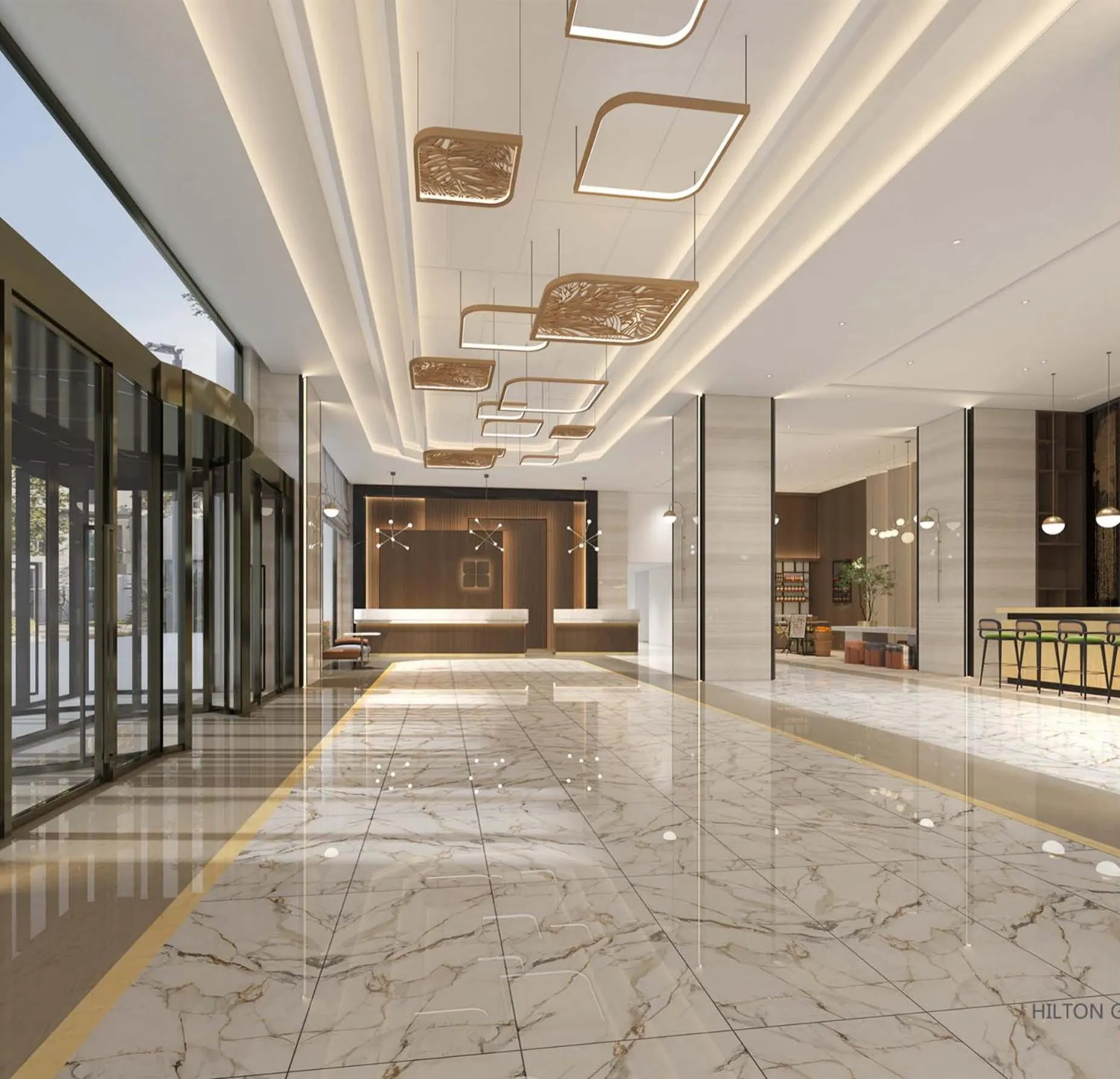 Lobby or reception in Mercure Wuhan Changqing Park