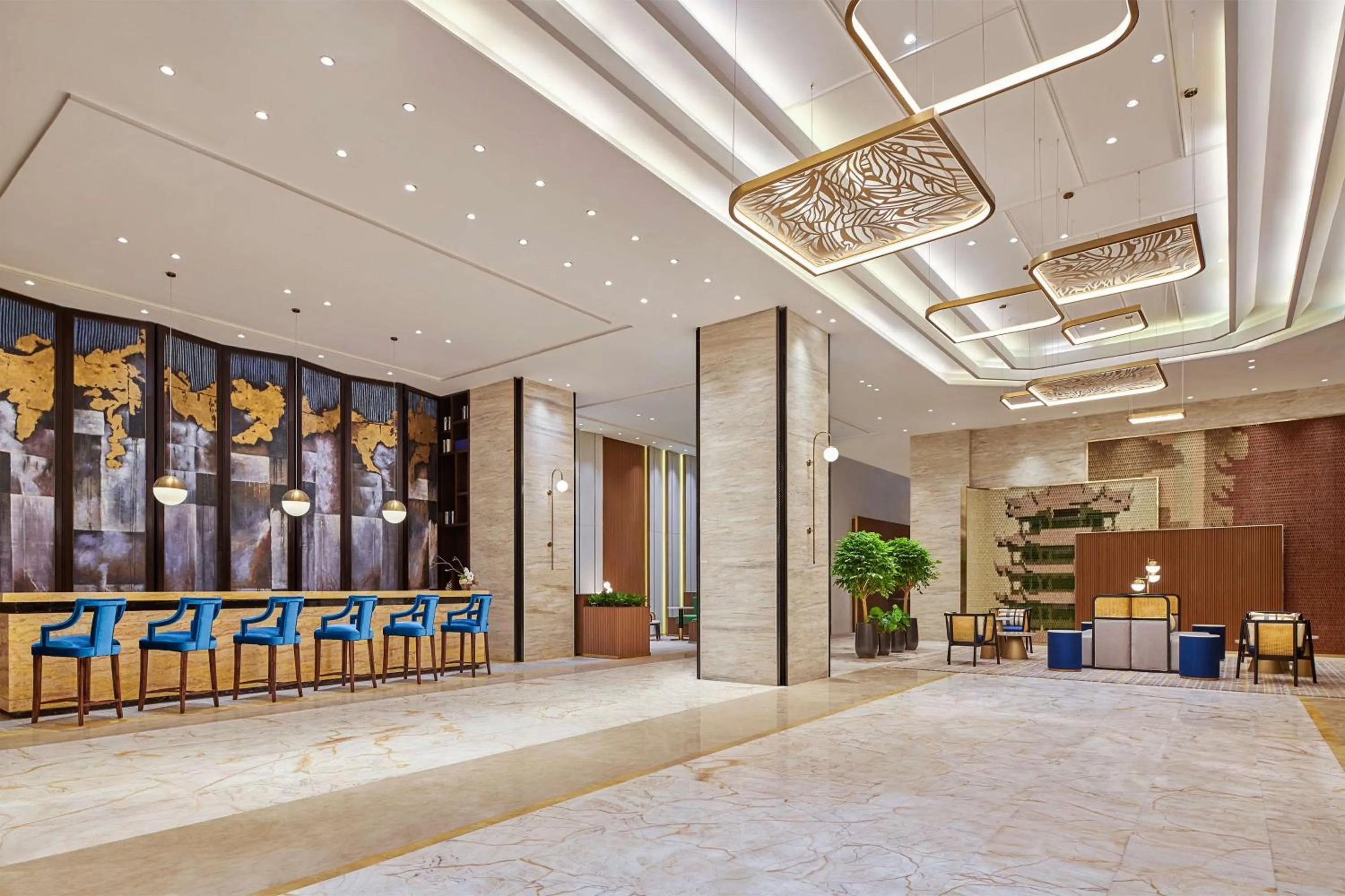Lobby or reception in Mercure Wuhan Changqing Park