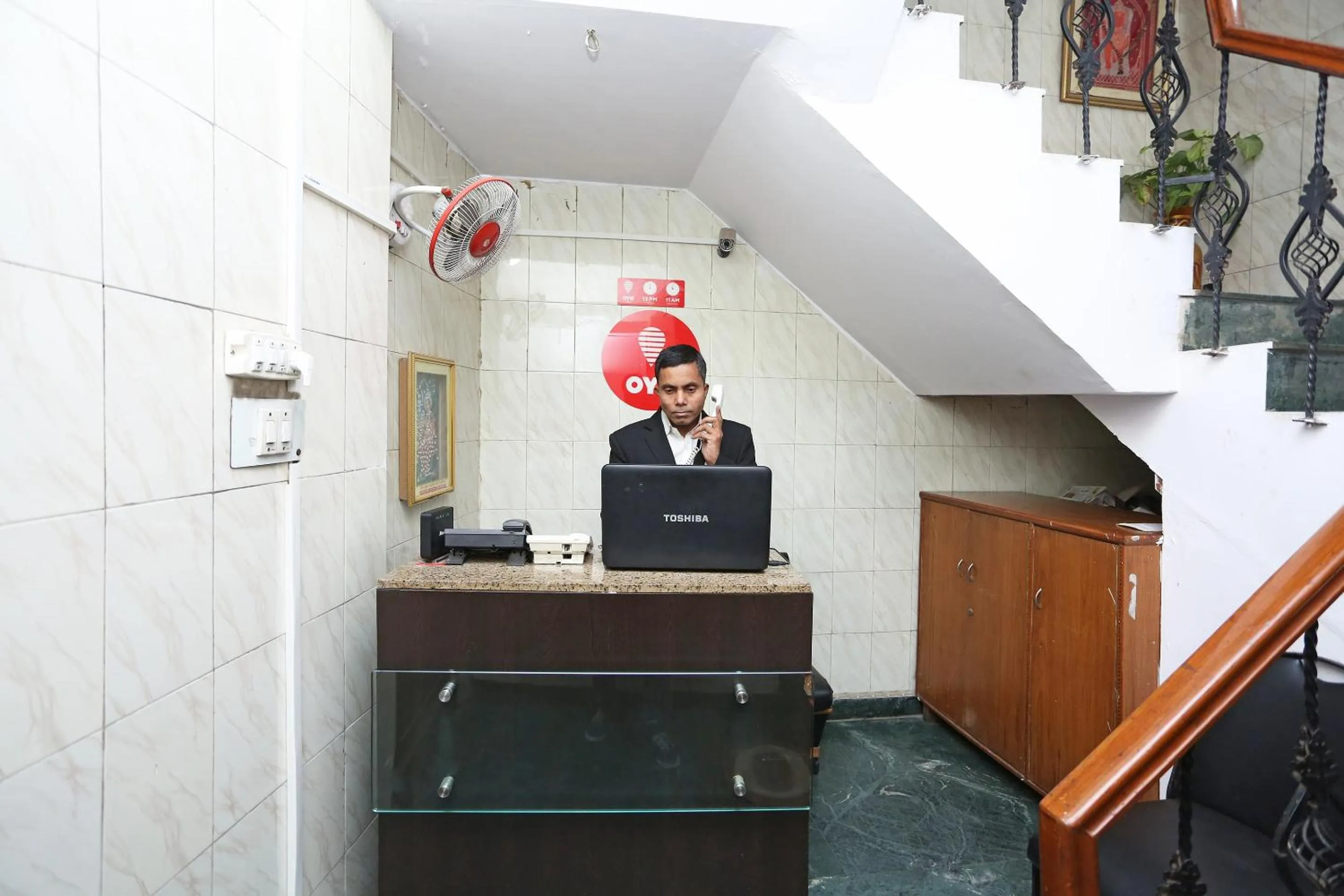 Lobby or reception in Super Hotel O Kalkaji Residency Bnb Near Lotus Temple