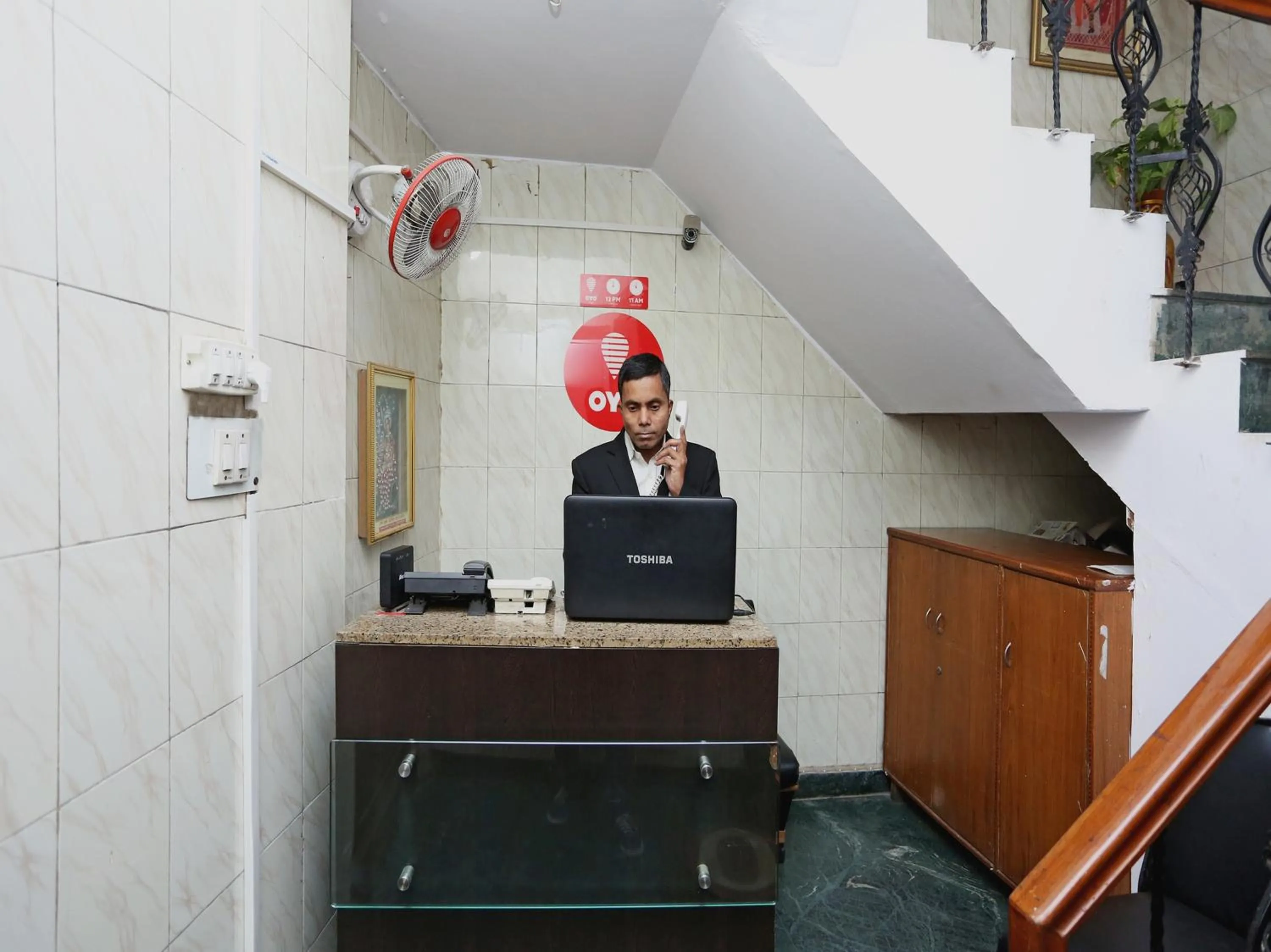 Lobby or reception in Super Hotel O Kalkaji Residency Bnb Near Lotus Temple