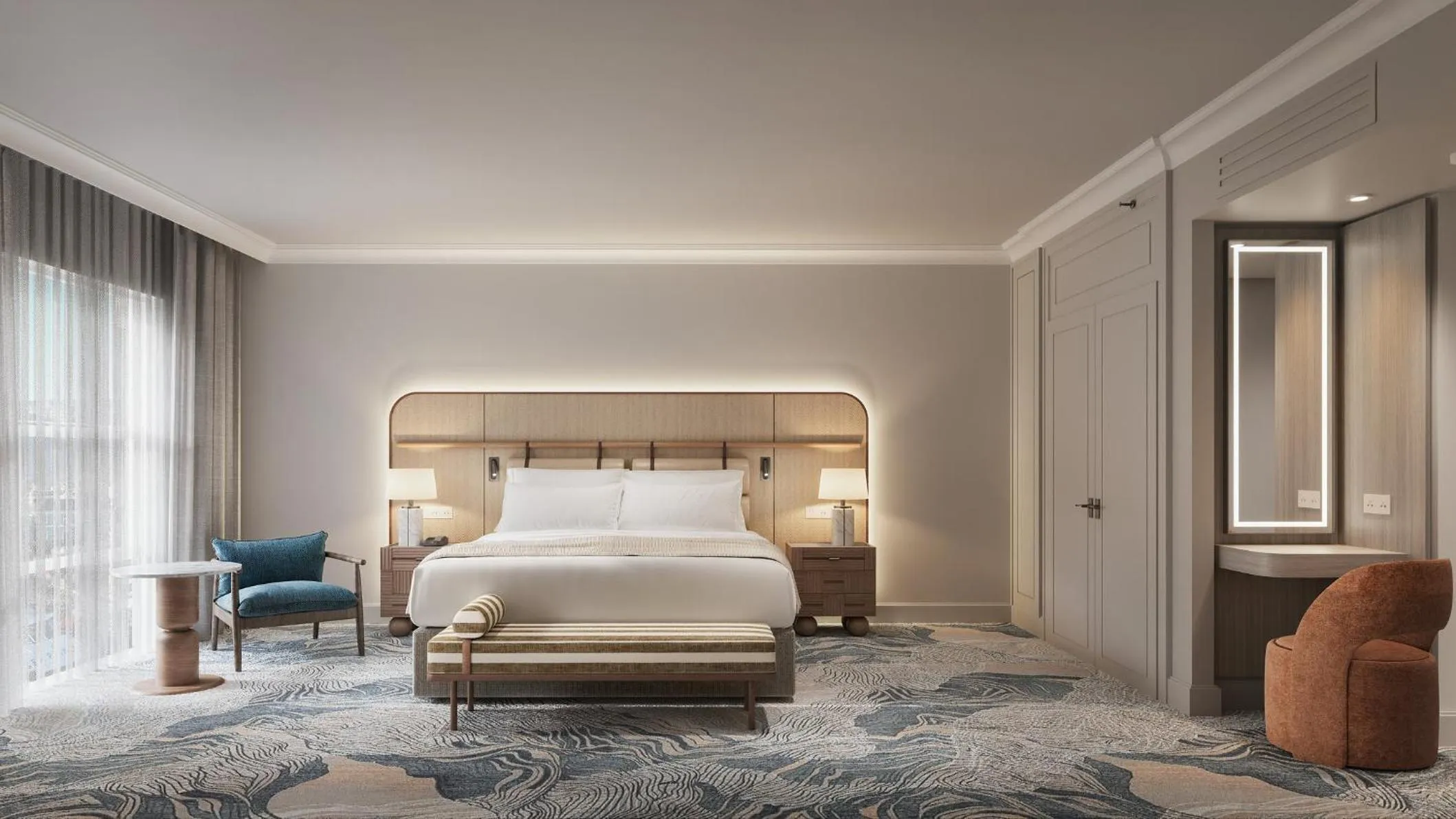 Photo of the whole room, Bed in InterContinental Table Bay Cape Town by IHG