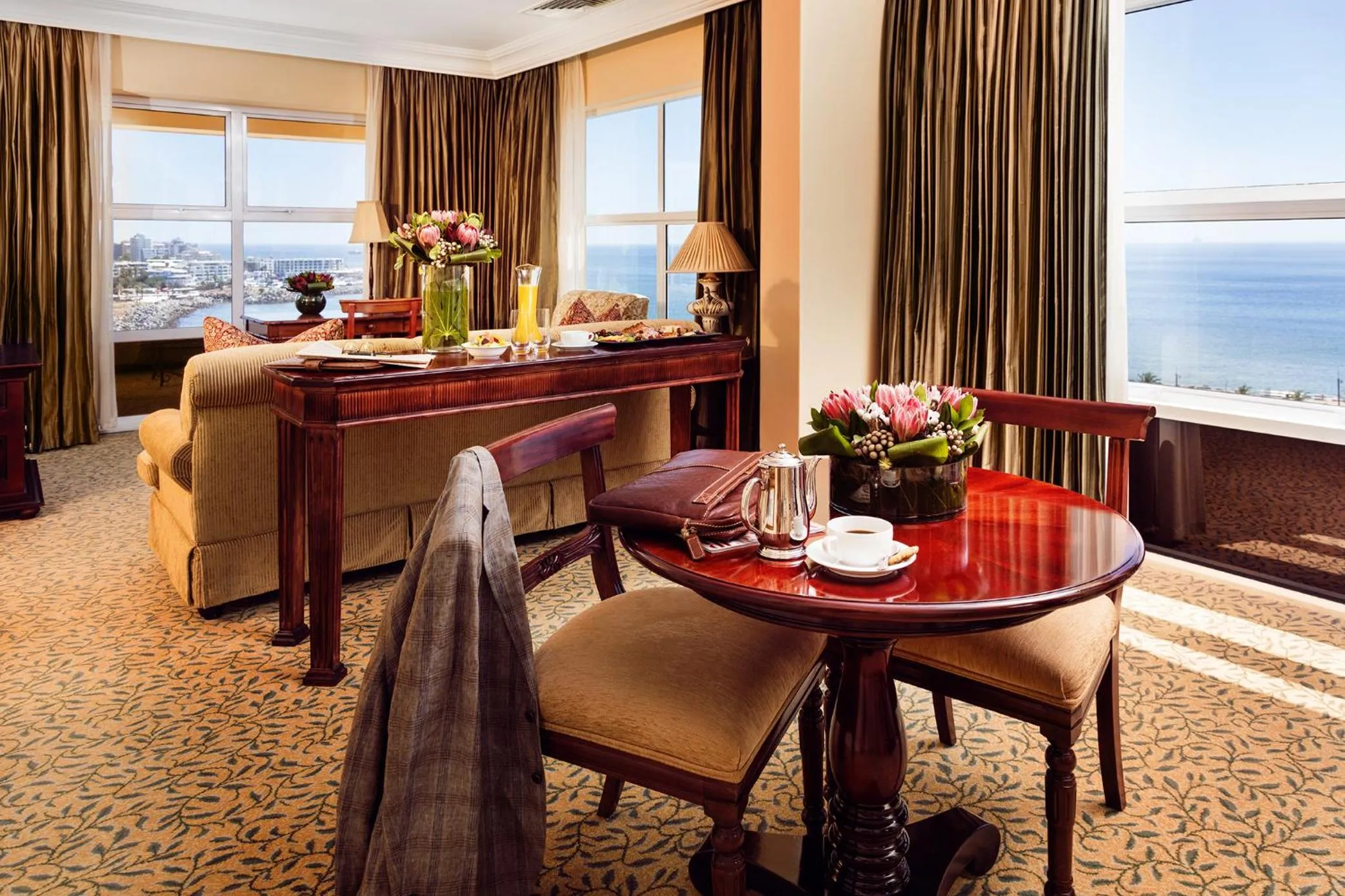 Dining area in The Table Bay Hotel