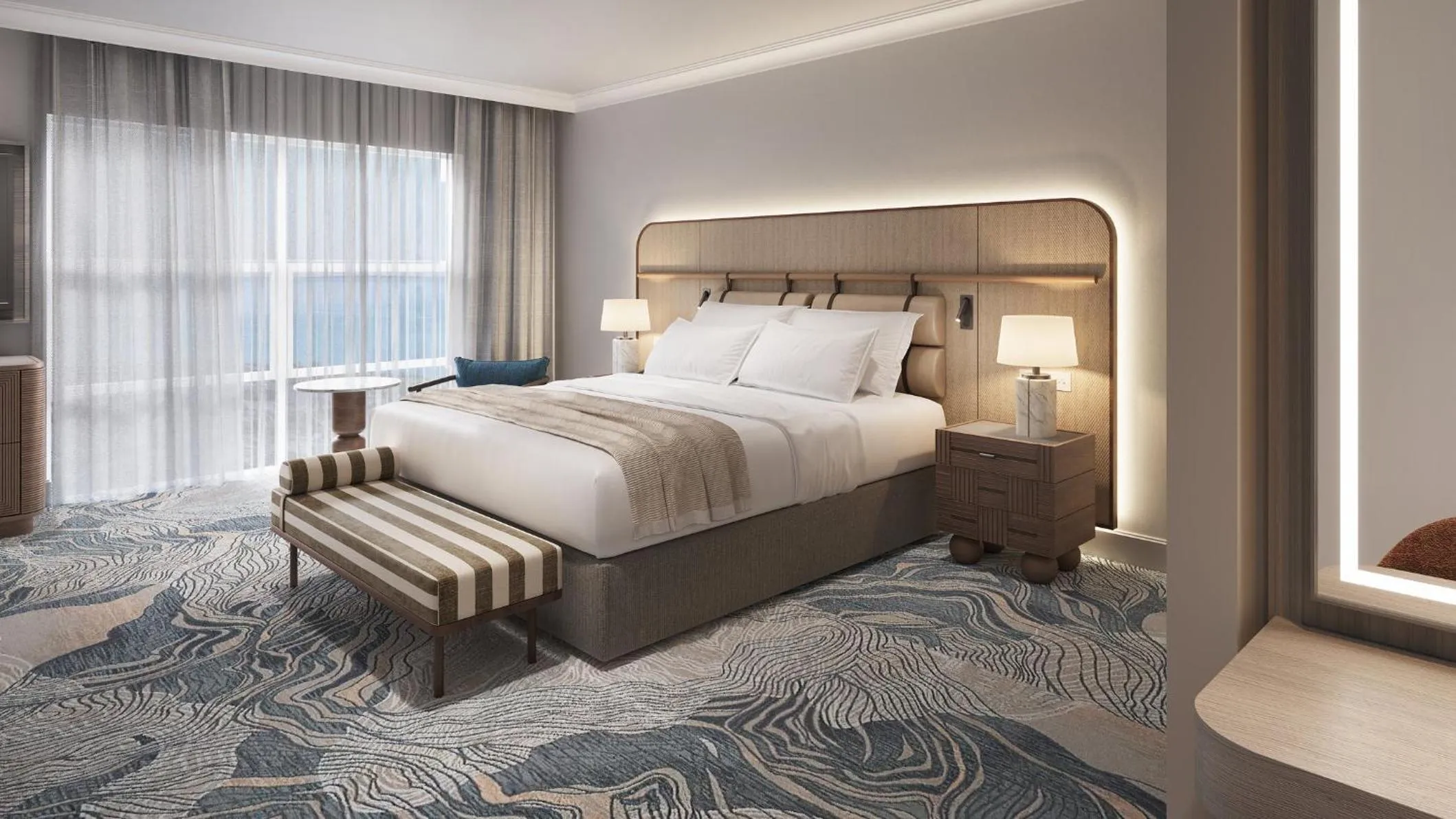 Photo of the whole room, Bed in InterContinental Table Bay Cape Town by IHG