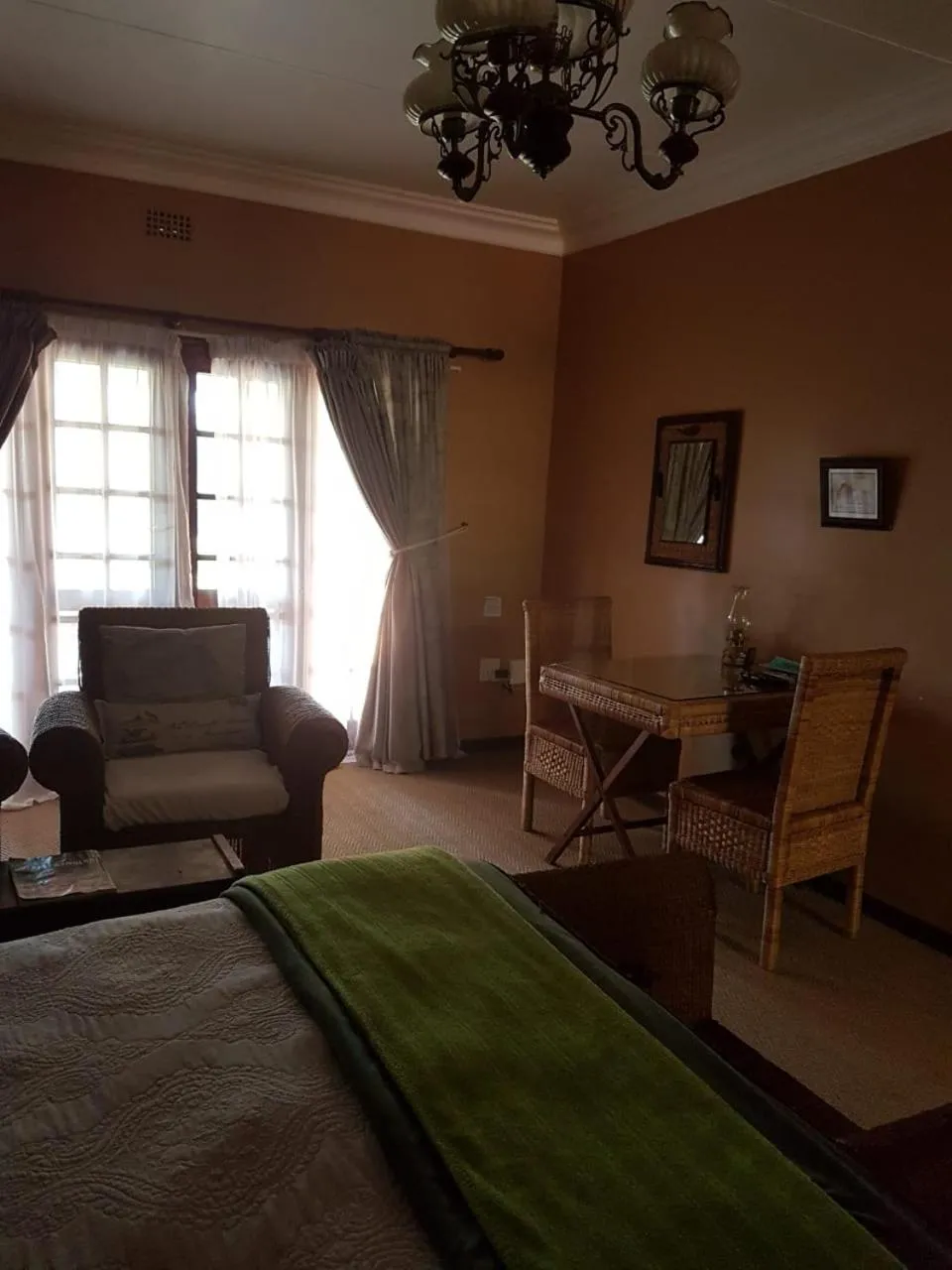 Bed in Old Mine Guesthouse