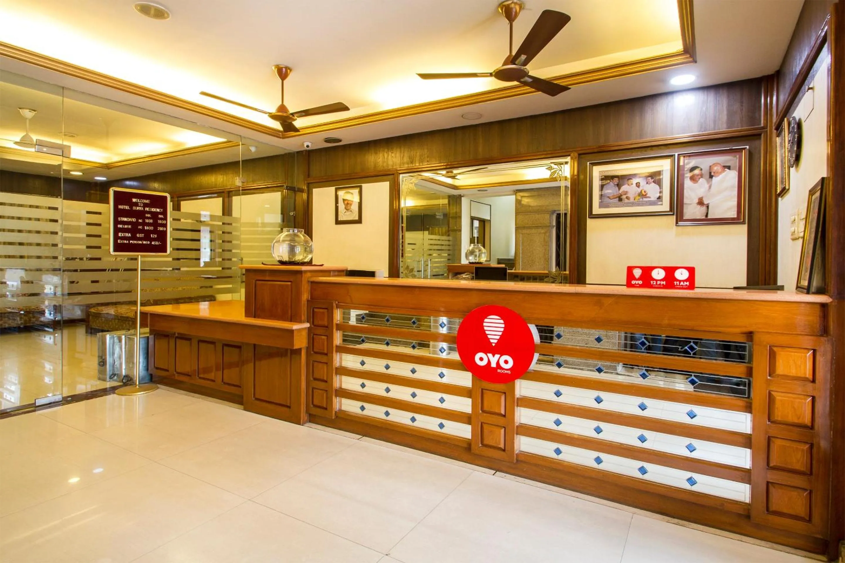 Lobby or reception in Hotel O Surya Residency