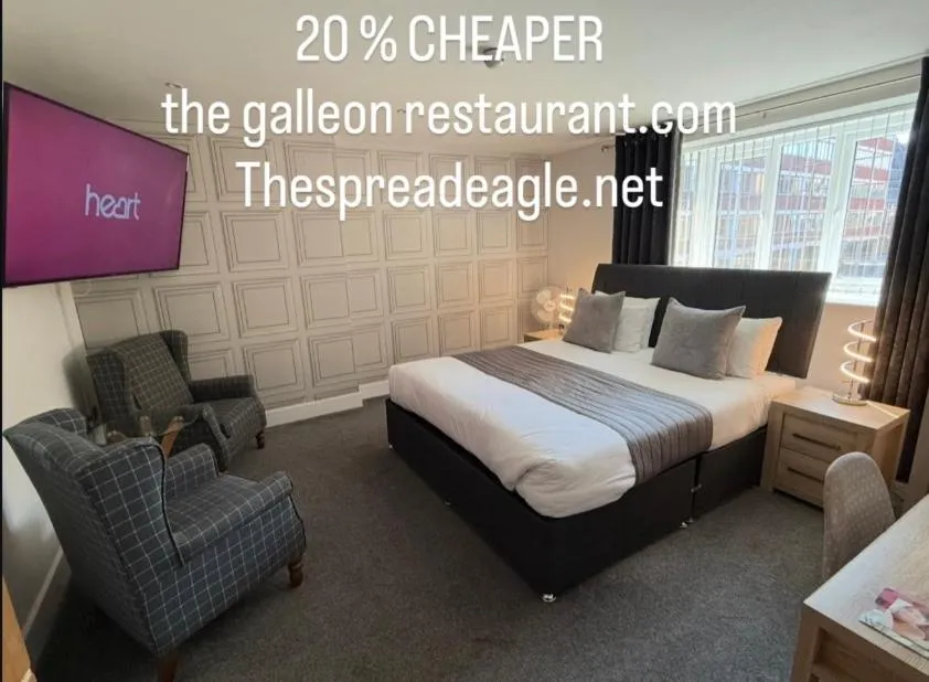 Bed in Spire View at THE GALLEON RESTAURANT