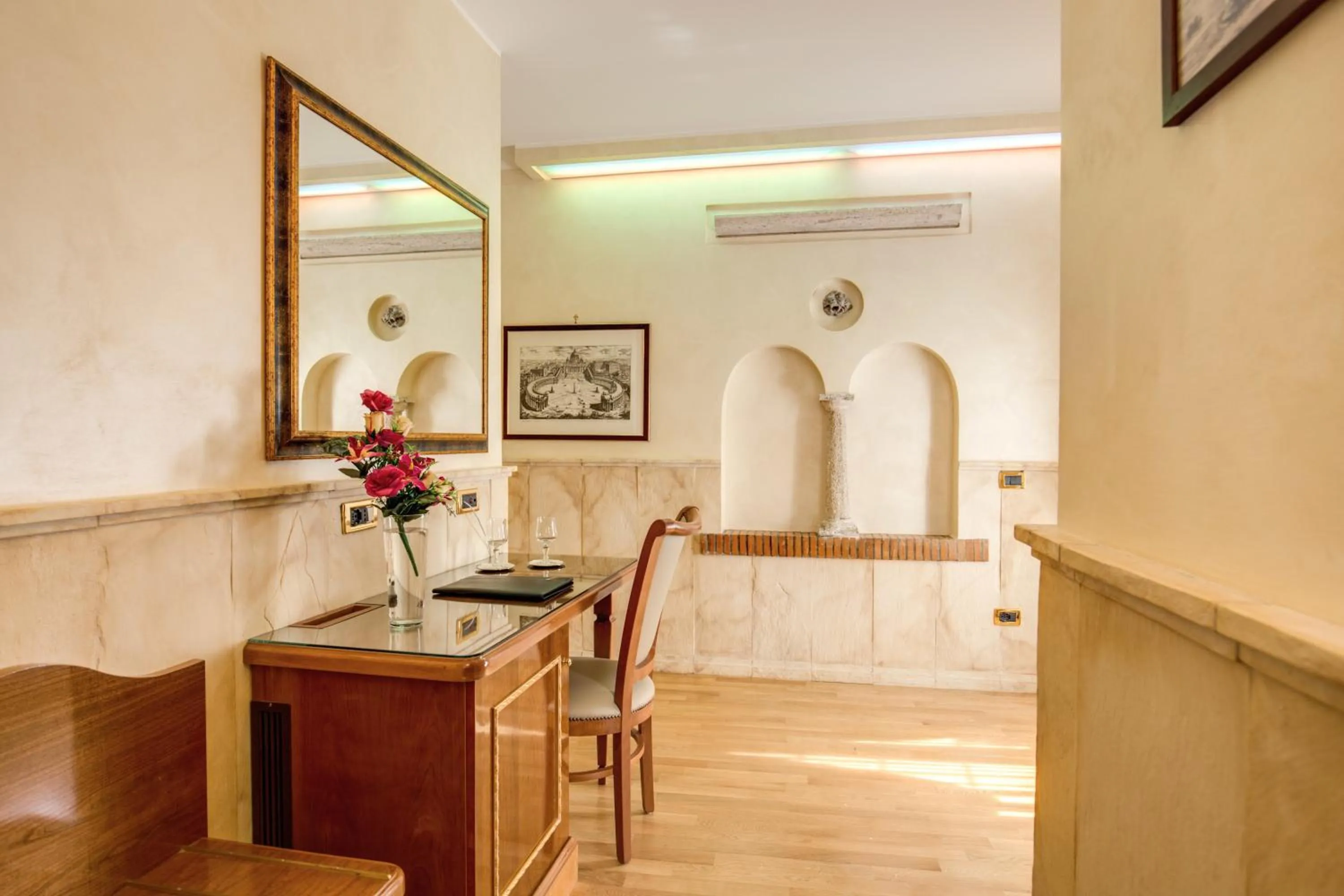Seating area in Pantheon Rooms
