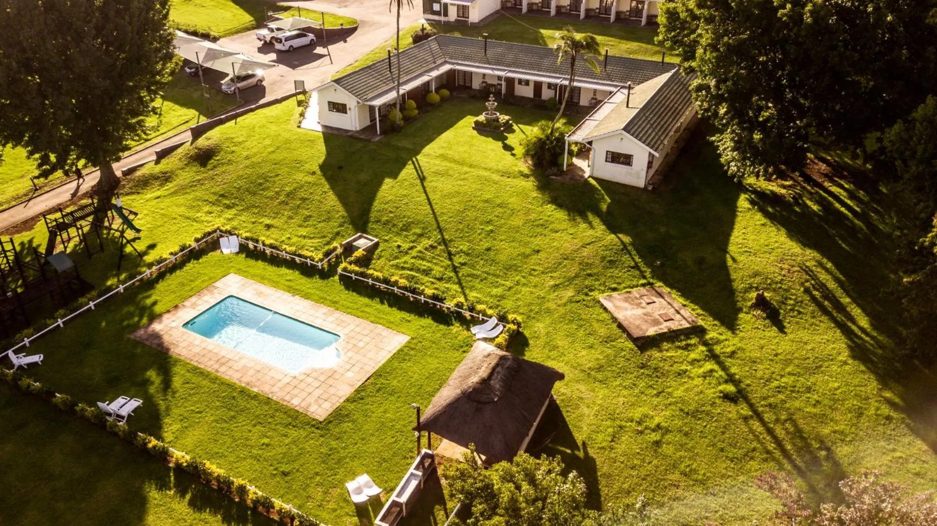 Bird's eye view in St Ives Lodge