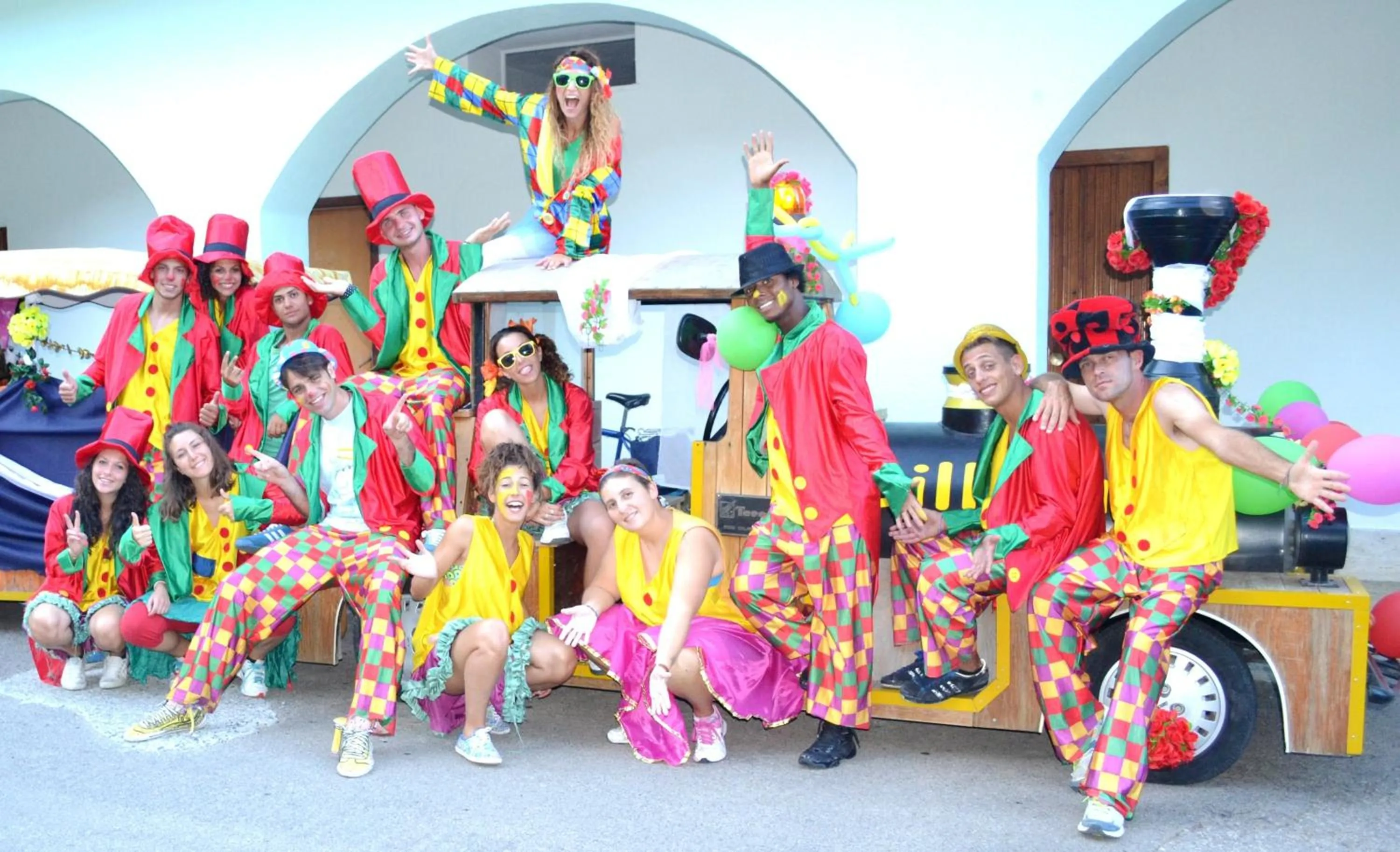 group of guests in Villaggio Turistico La Mantinera - Residence