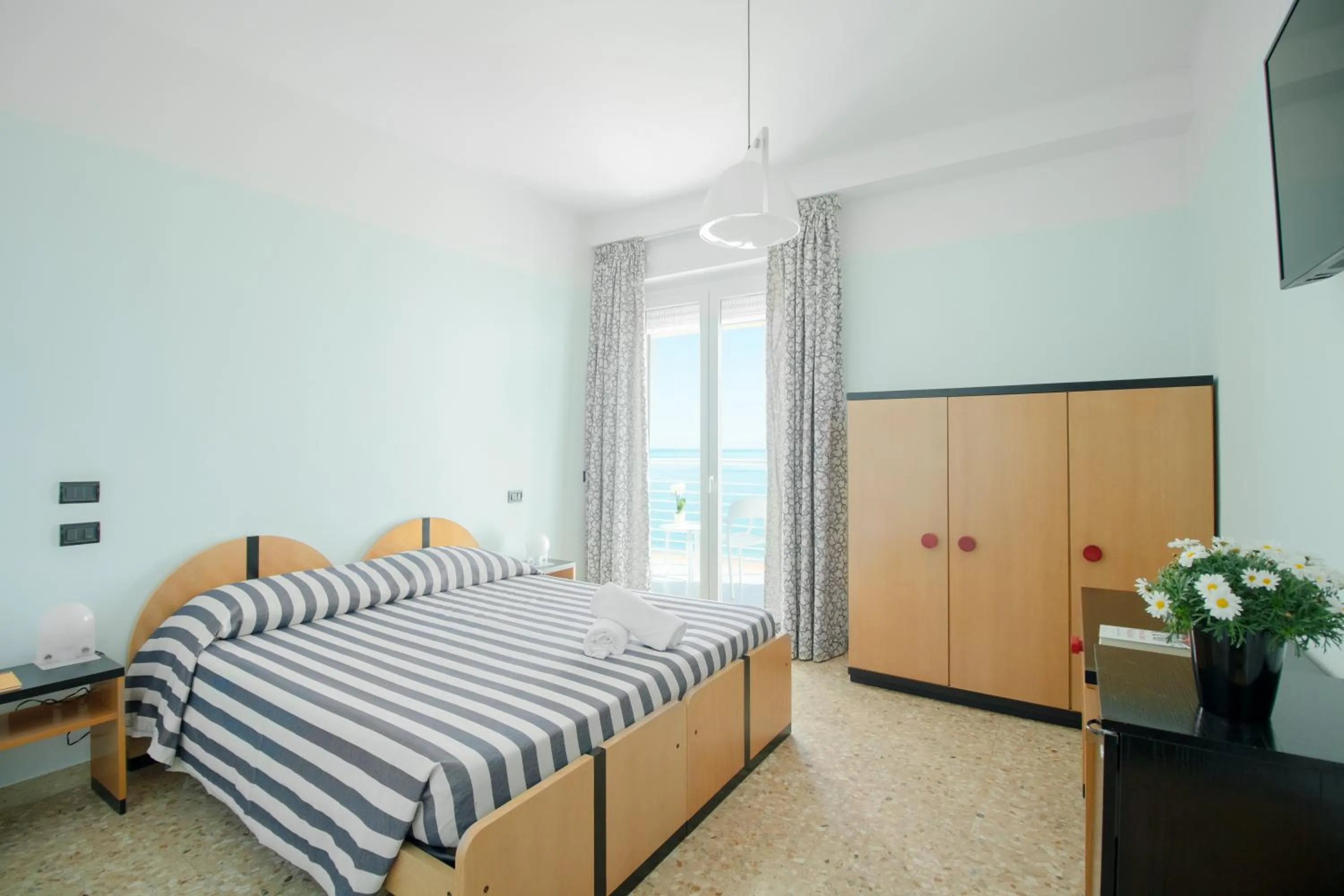 Bed in Hotel Marcelli