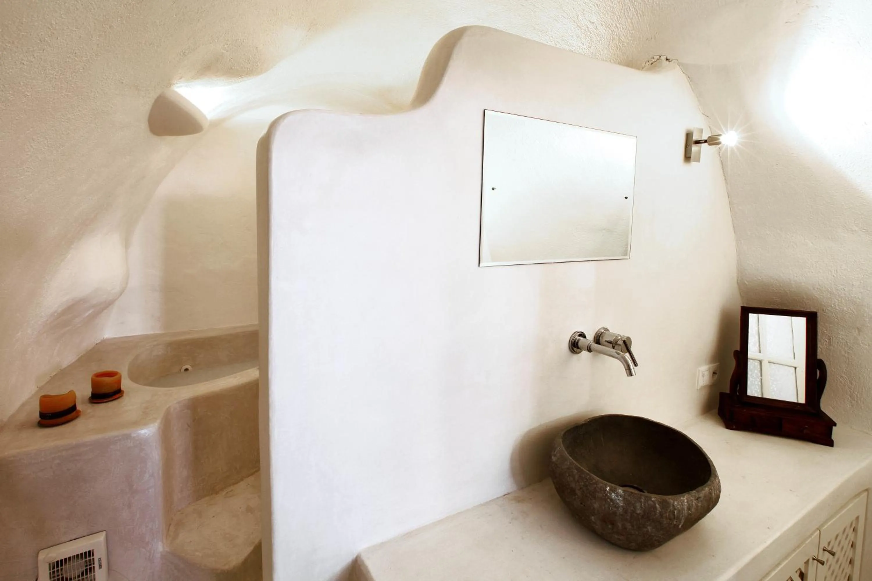 Bathroom in Menias Cave House