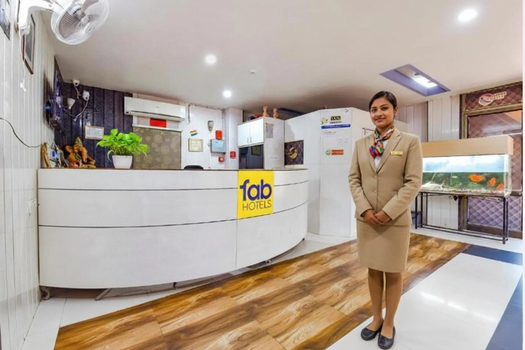 Lobby or reception in FabHotel Fly View