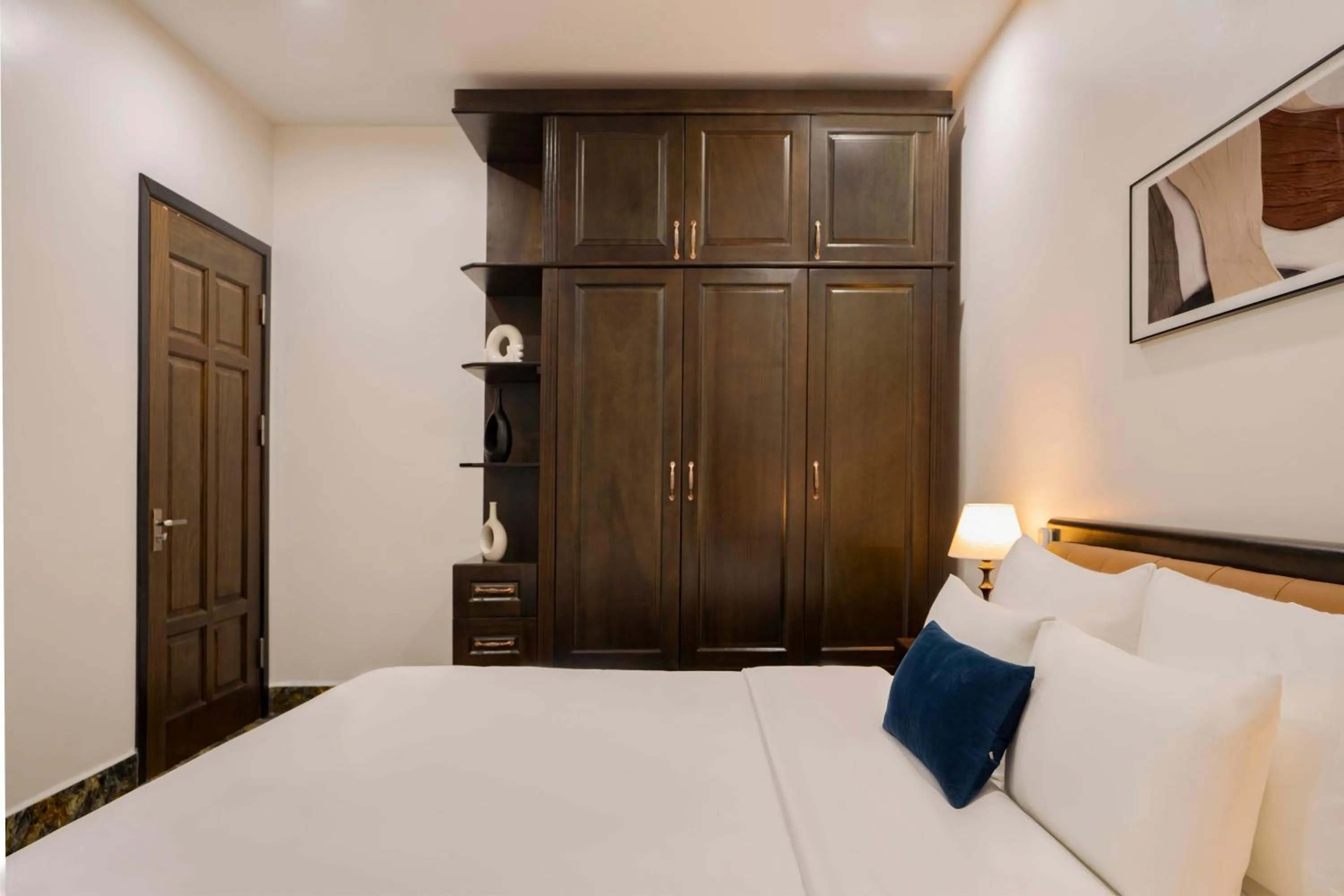 Bed in Hai An Hotel Suites Ha Noi