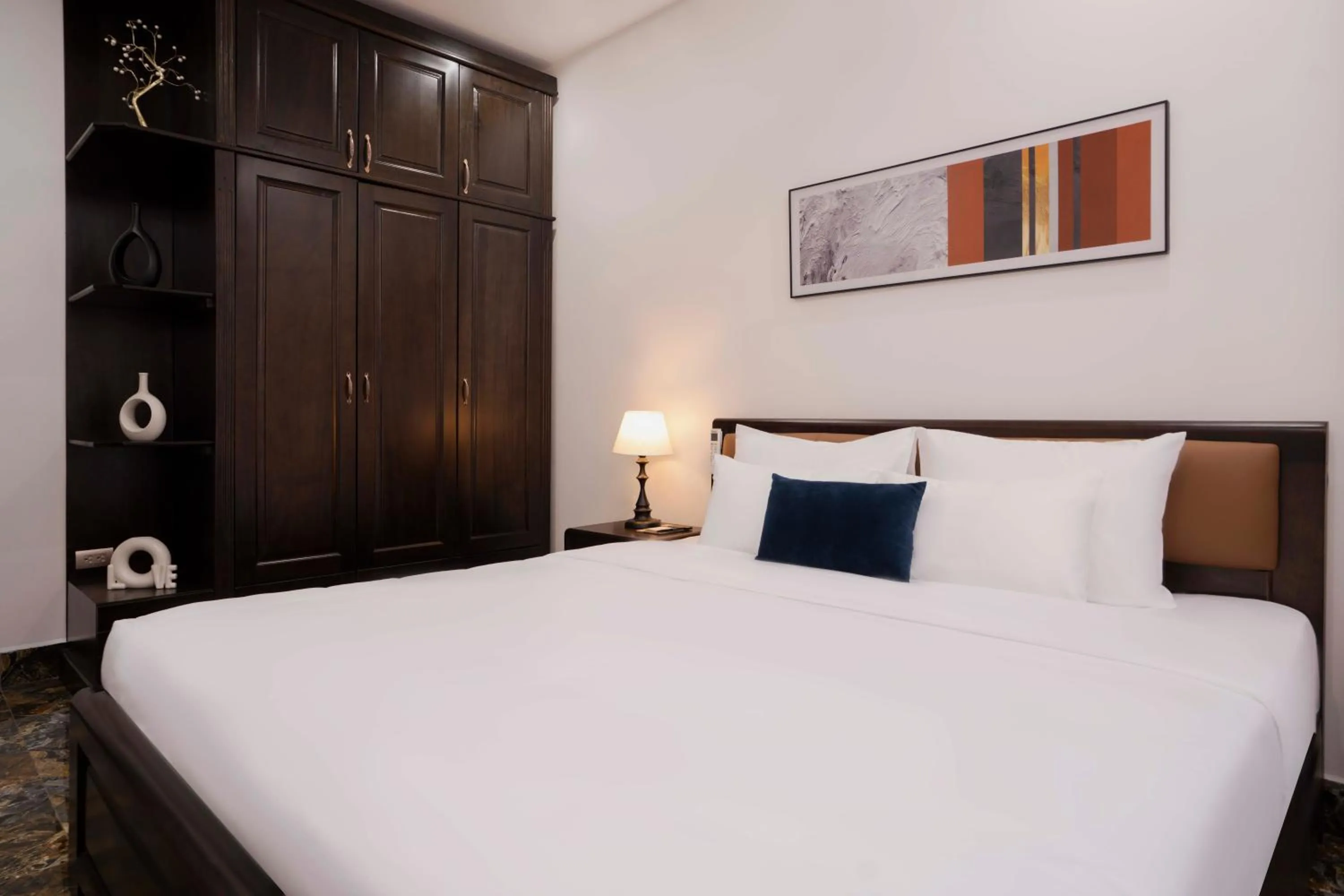 Bedroom, Bed in Hai An Hotel Suites Ha Noi