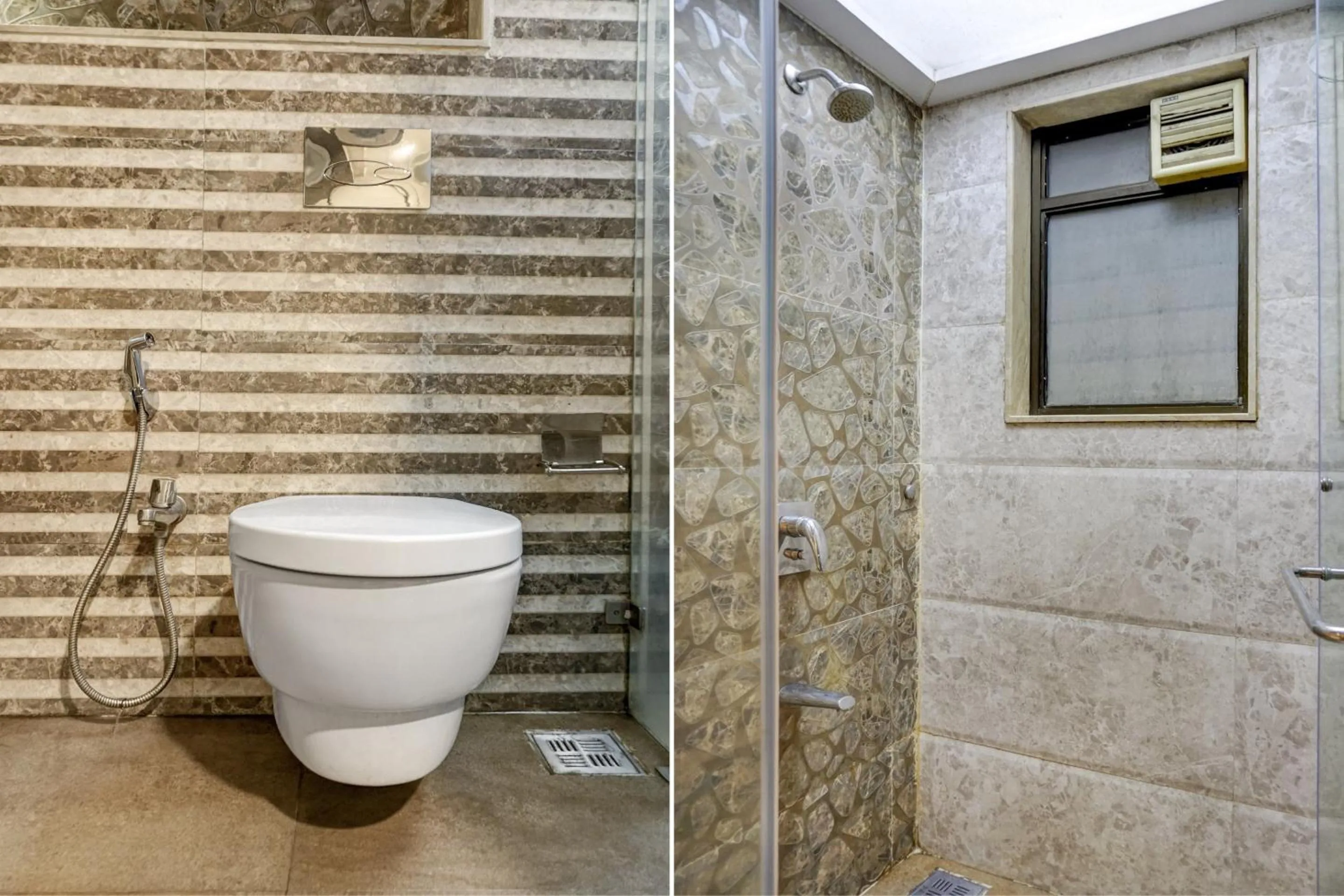 Bathroom in Super Townhouse OAK Regal Inn Near Sant Tukaram Nagar Metro Station