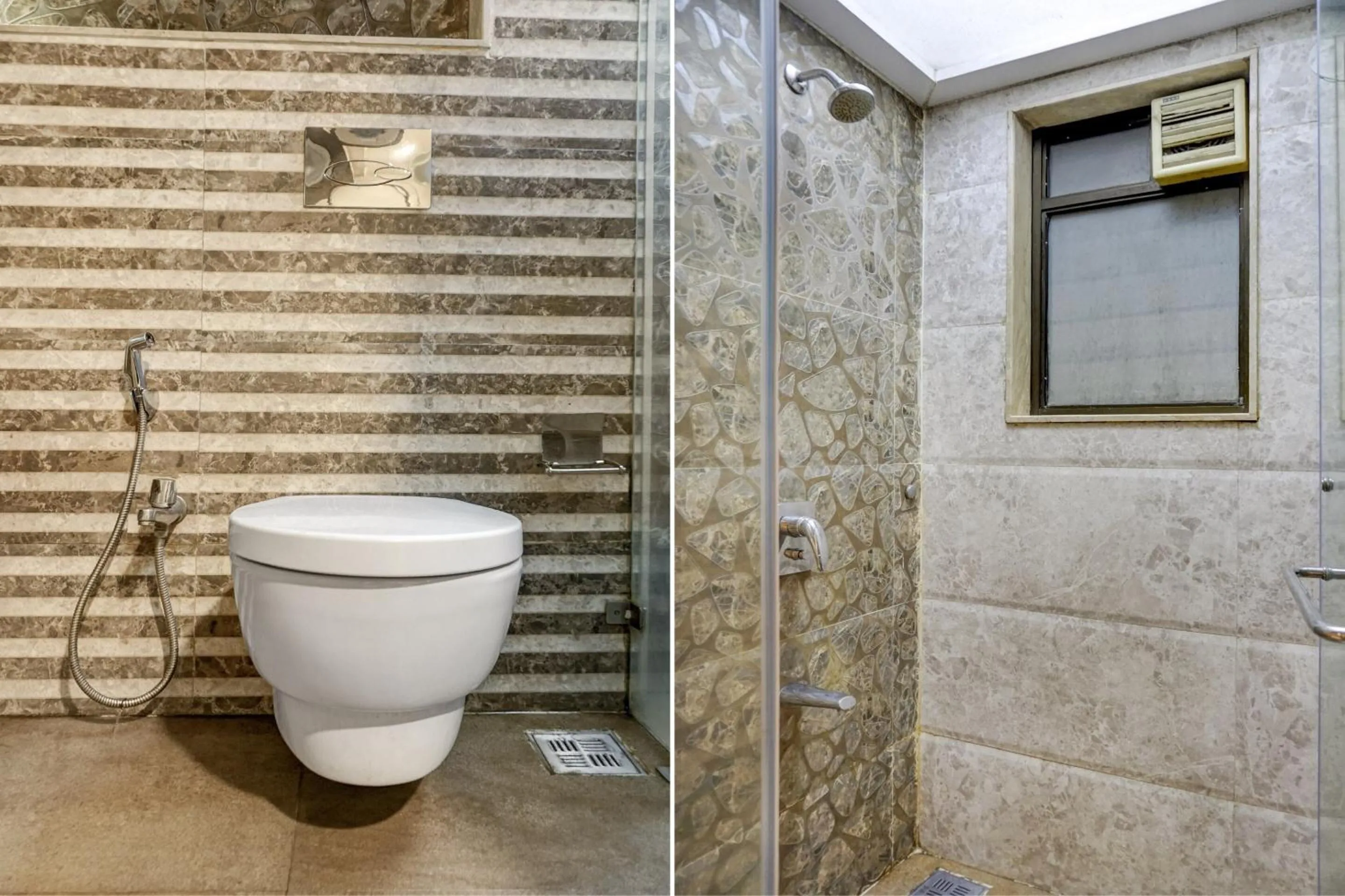 Bathroom in Super Townhouse OAK Regal Inn Near Sant Tukaram Nagar Metro Station