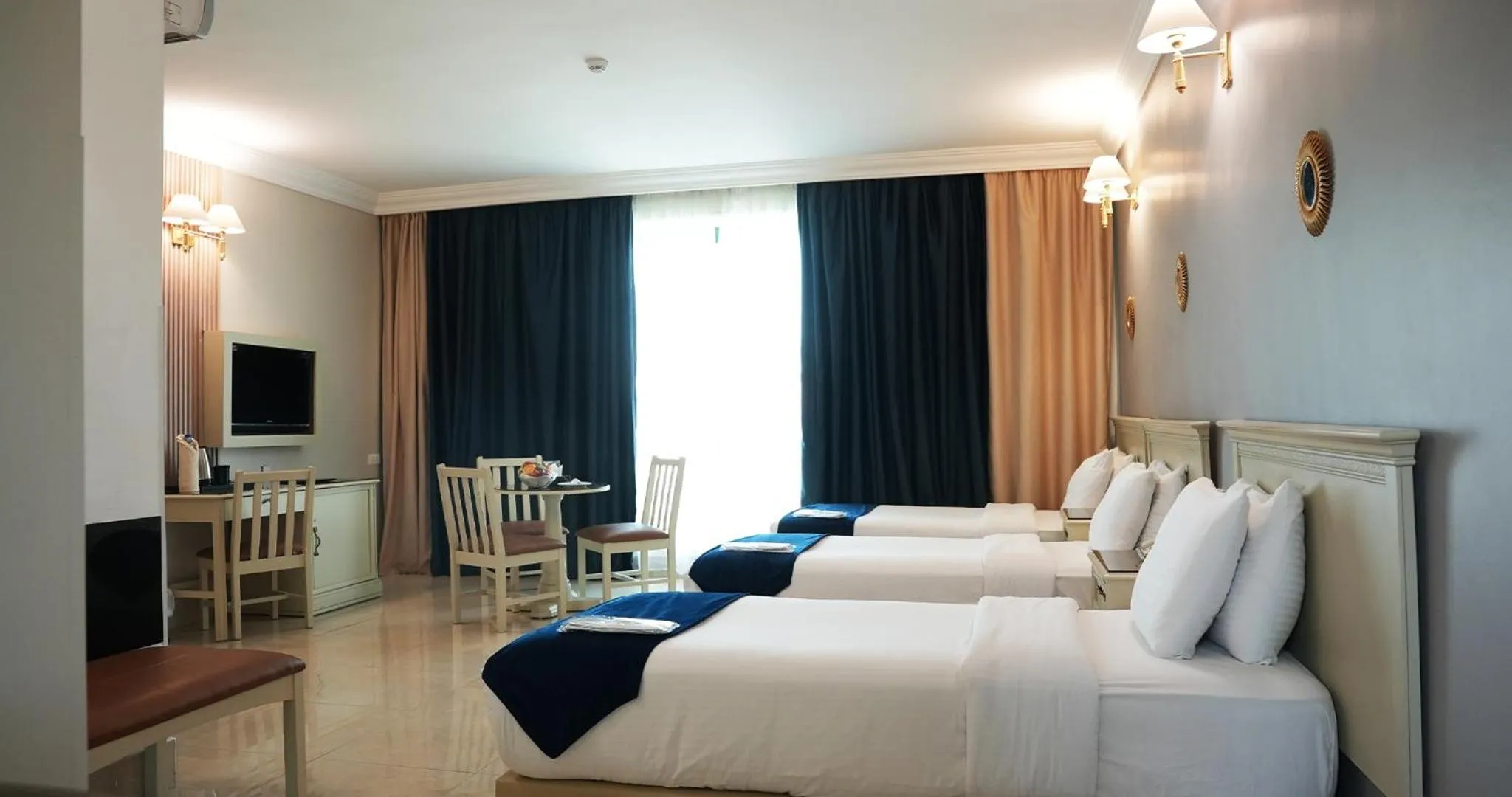 Bed in Amman West Luxury Hotel By Azar