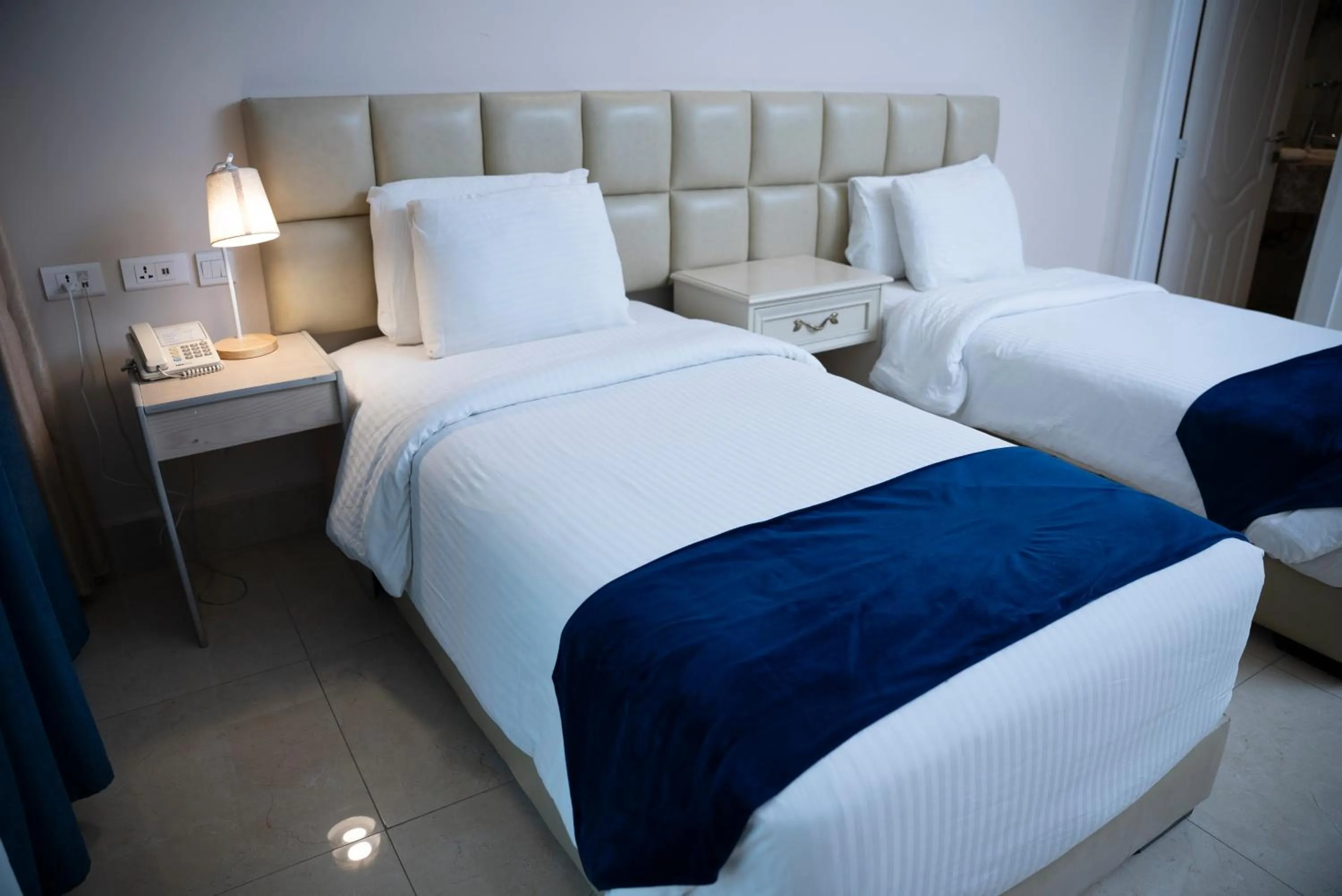 Bed in Amman West Luxury Hotel By Azar