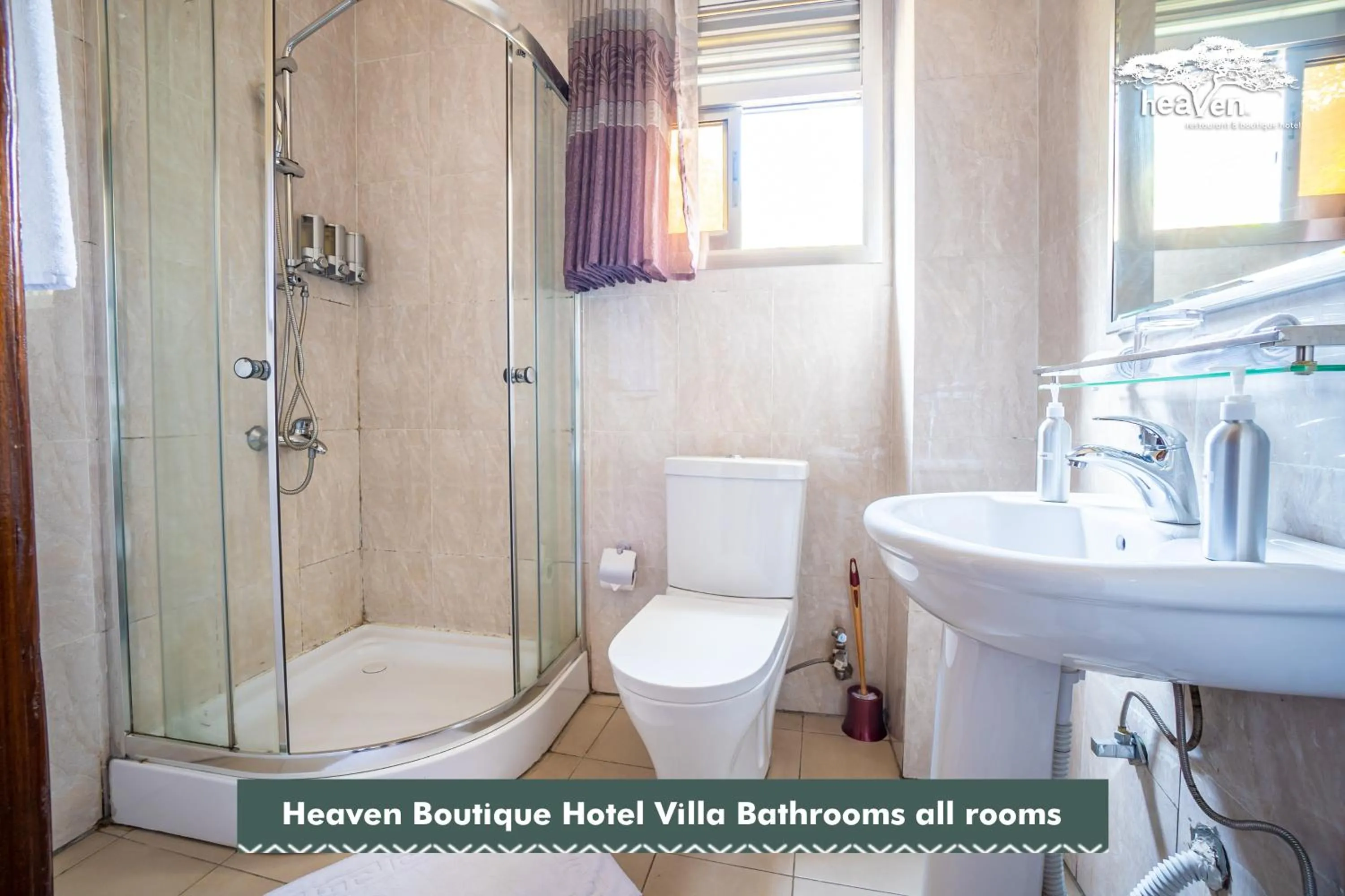 Bathroom in Heaven Restaurant & Boutique Hotel