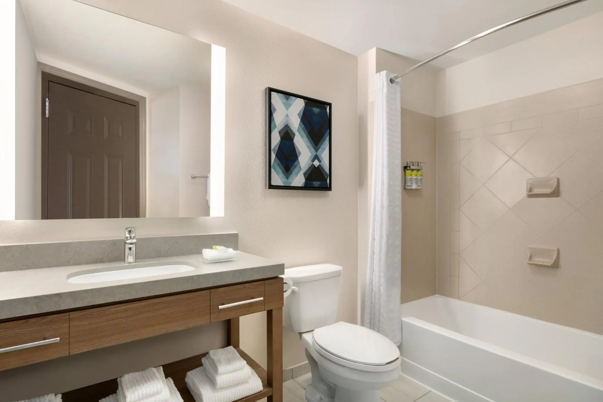 Bathroom in Candlewood Suites Mankato East by IHG
