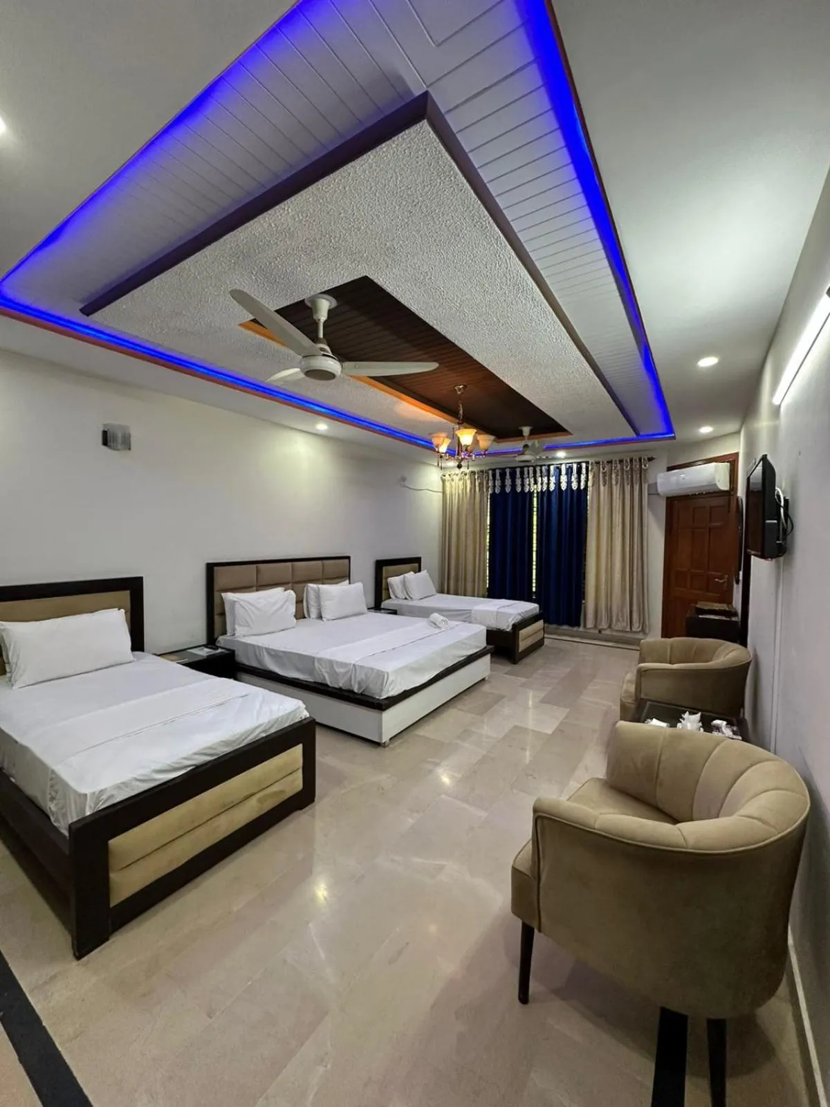 Bed in AK Rezidor Guest House