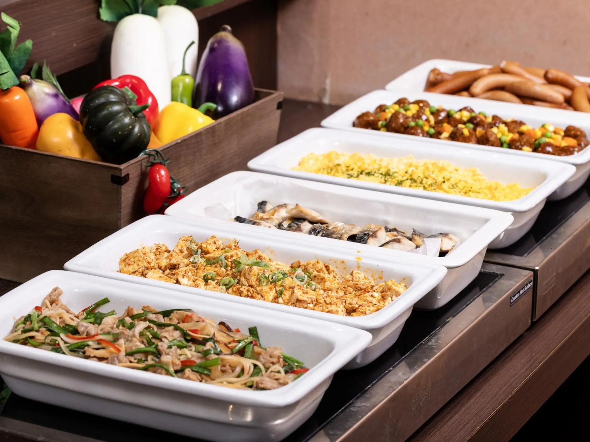 Buffet breakfast in Hotel Wing International Sukagawa