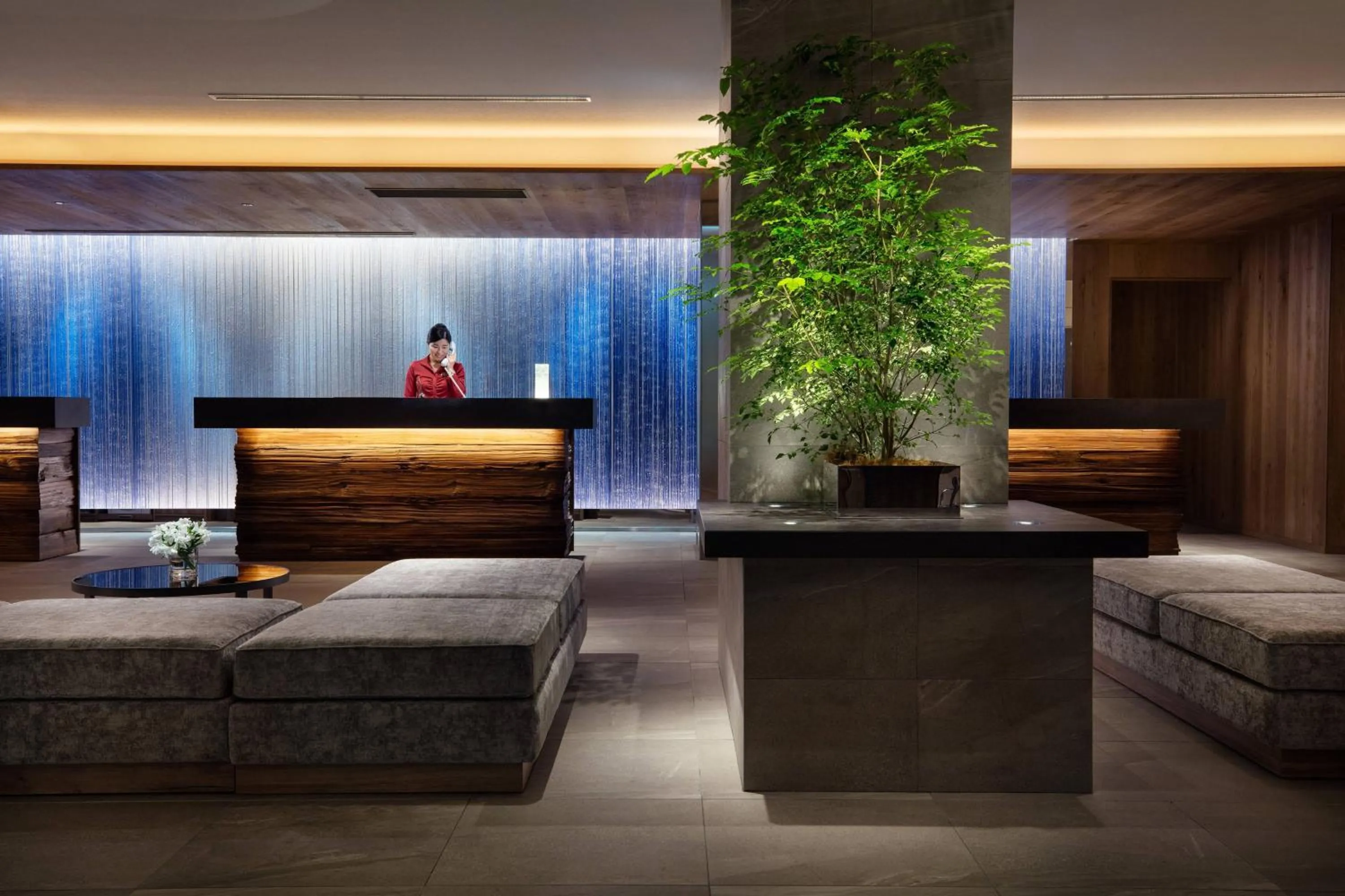 Lobby or reception in Fuji Marriott Hotel Lake Yamanaka