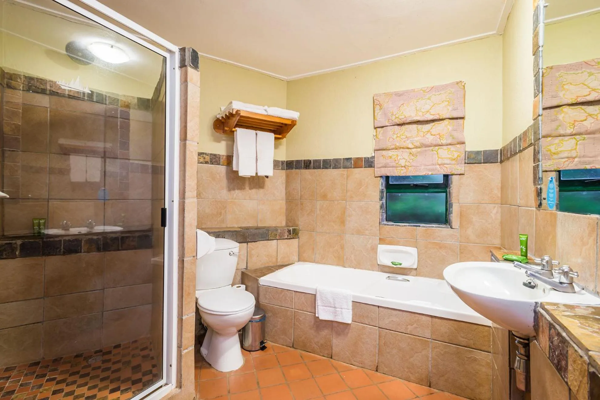 Shower in aha Alpine Heath Resort