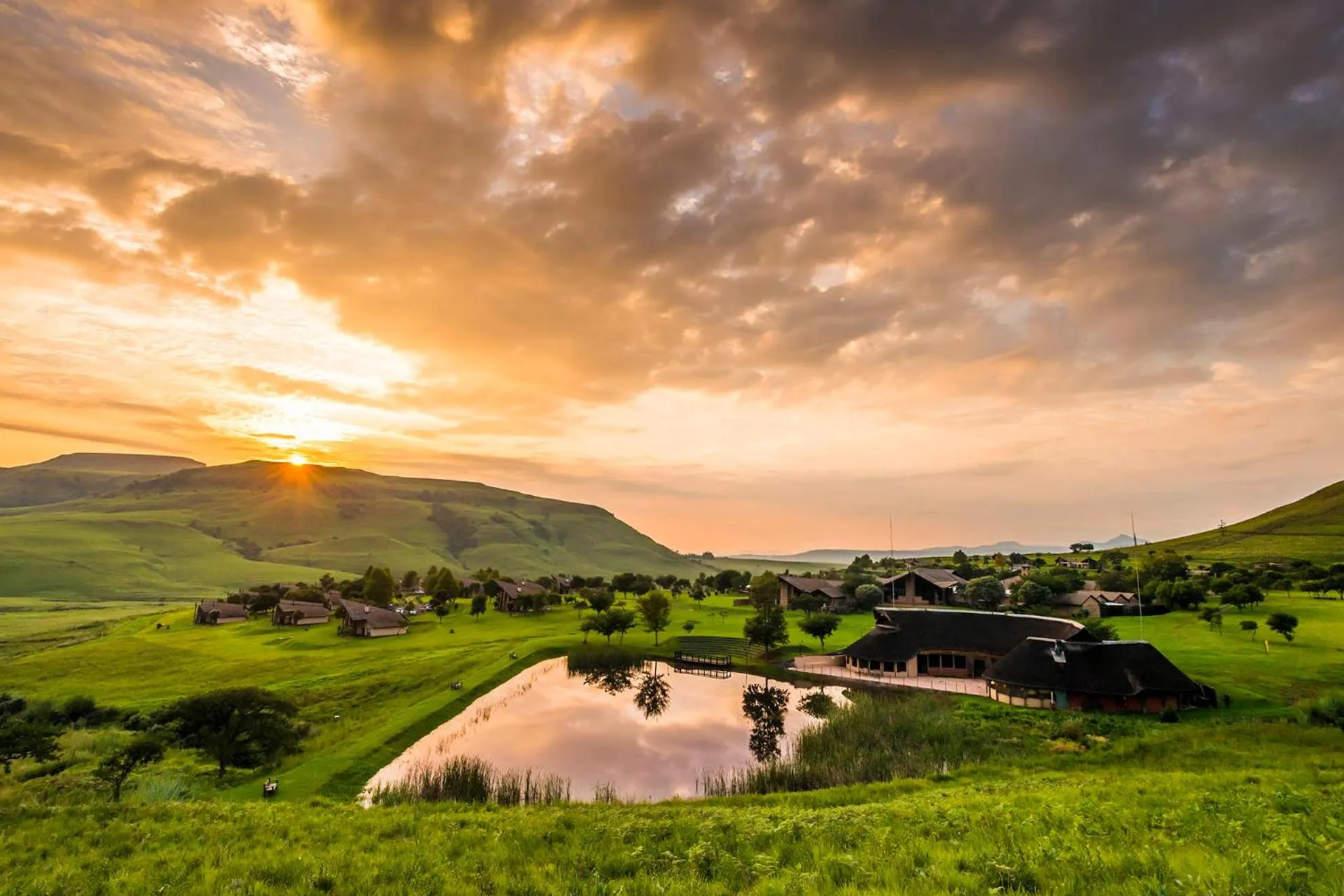 Bird's eye view in aha Alpine Heath Resort