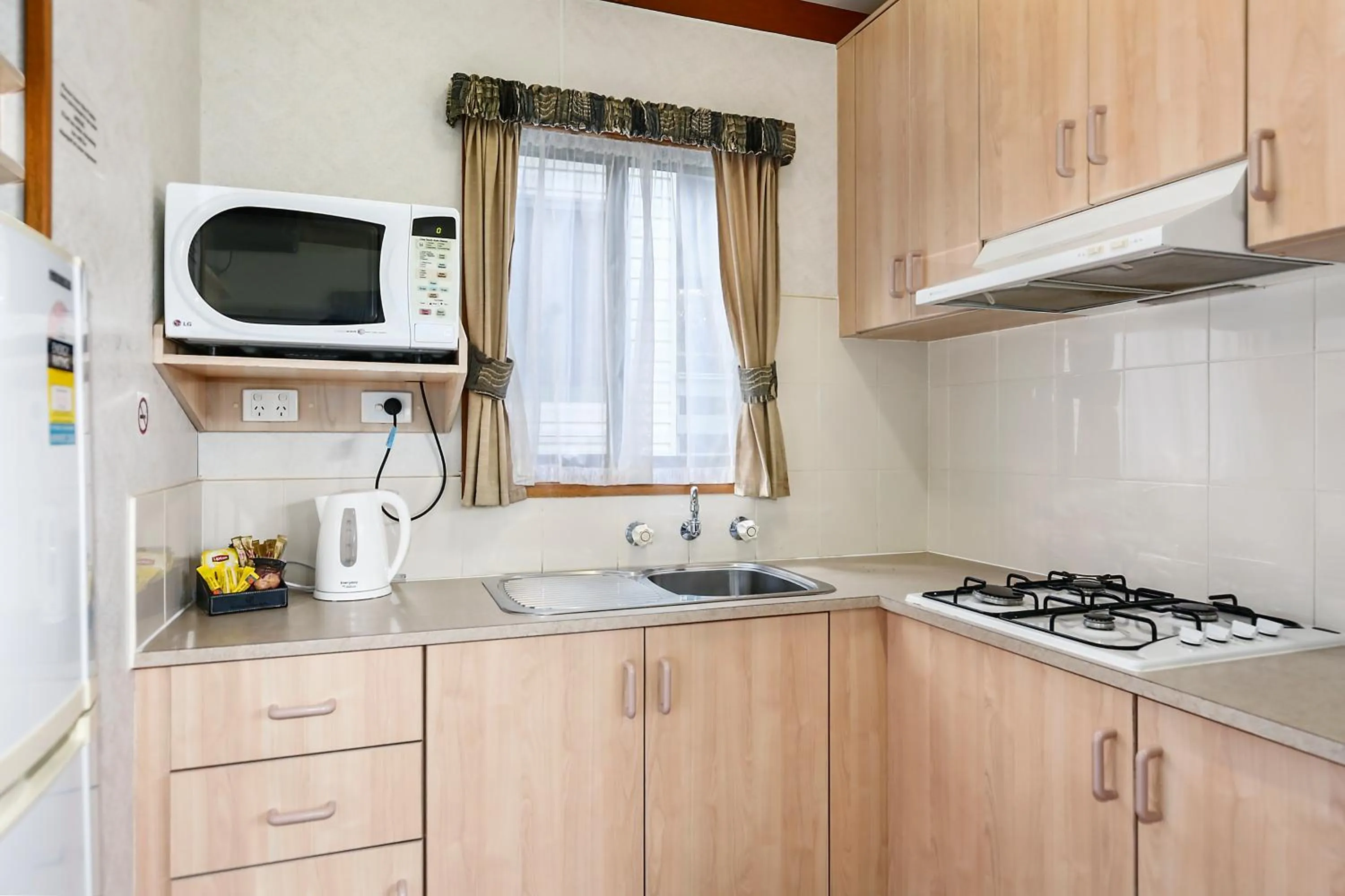 Kitchen or kitchenette in Enclave at Healesville Holiday Park